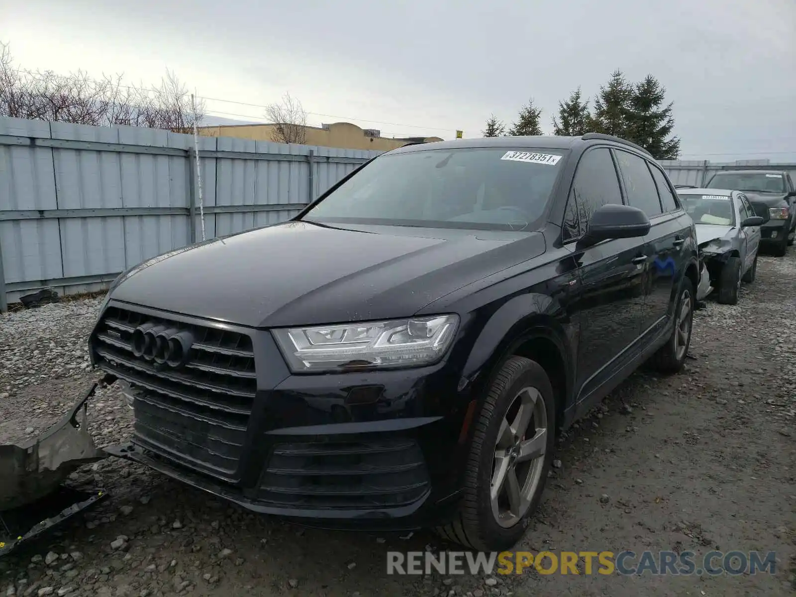 2 Photograph of a damaged car WA1WAAF73KD009590 AUDI Q7 2019