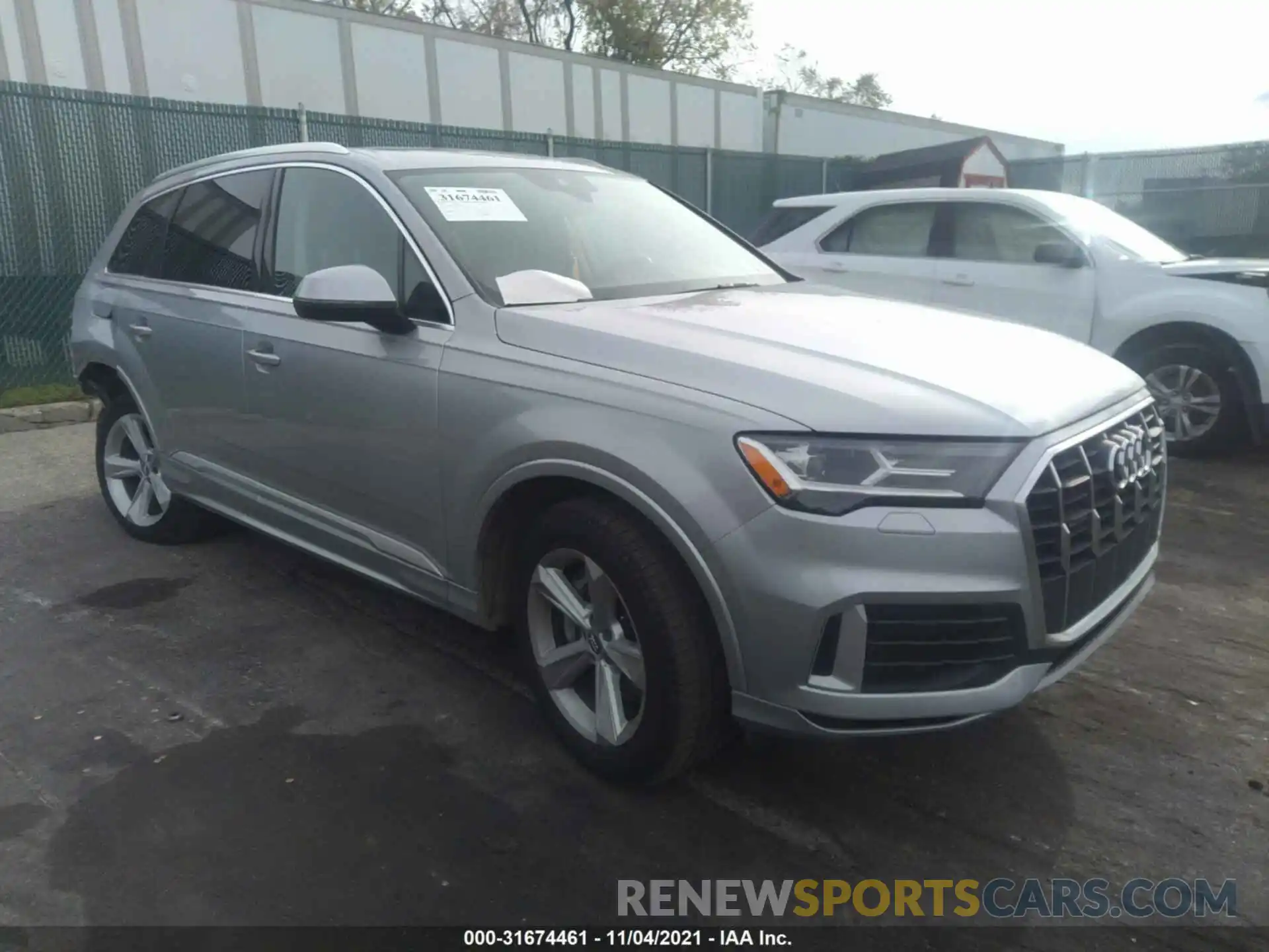 1 Photograph of a damaged car WA1AJAF78LD008303 AUDI Q7 2020