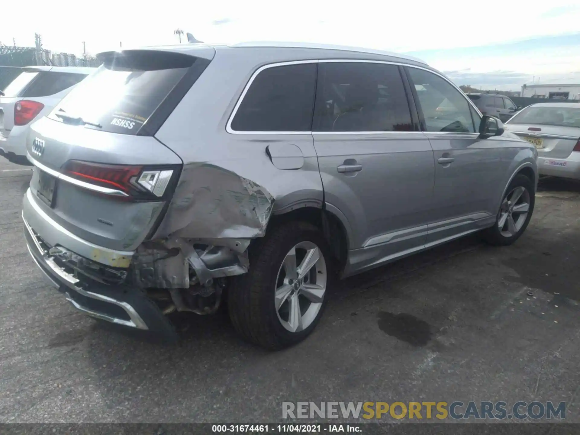 4 Photograph of a damaged car WA1AJAF78LD008303 AUDI Q7 2020