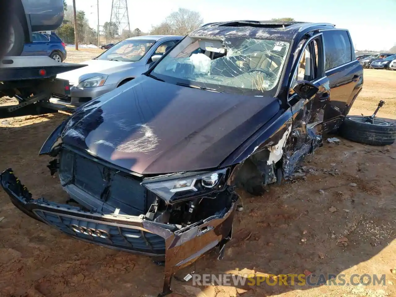 2 Photograph of a damaged car WA1LJAF7XLD010420 AUDI Q7 2020