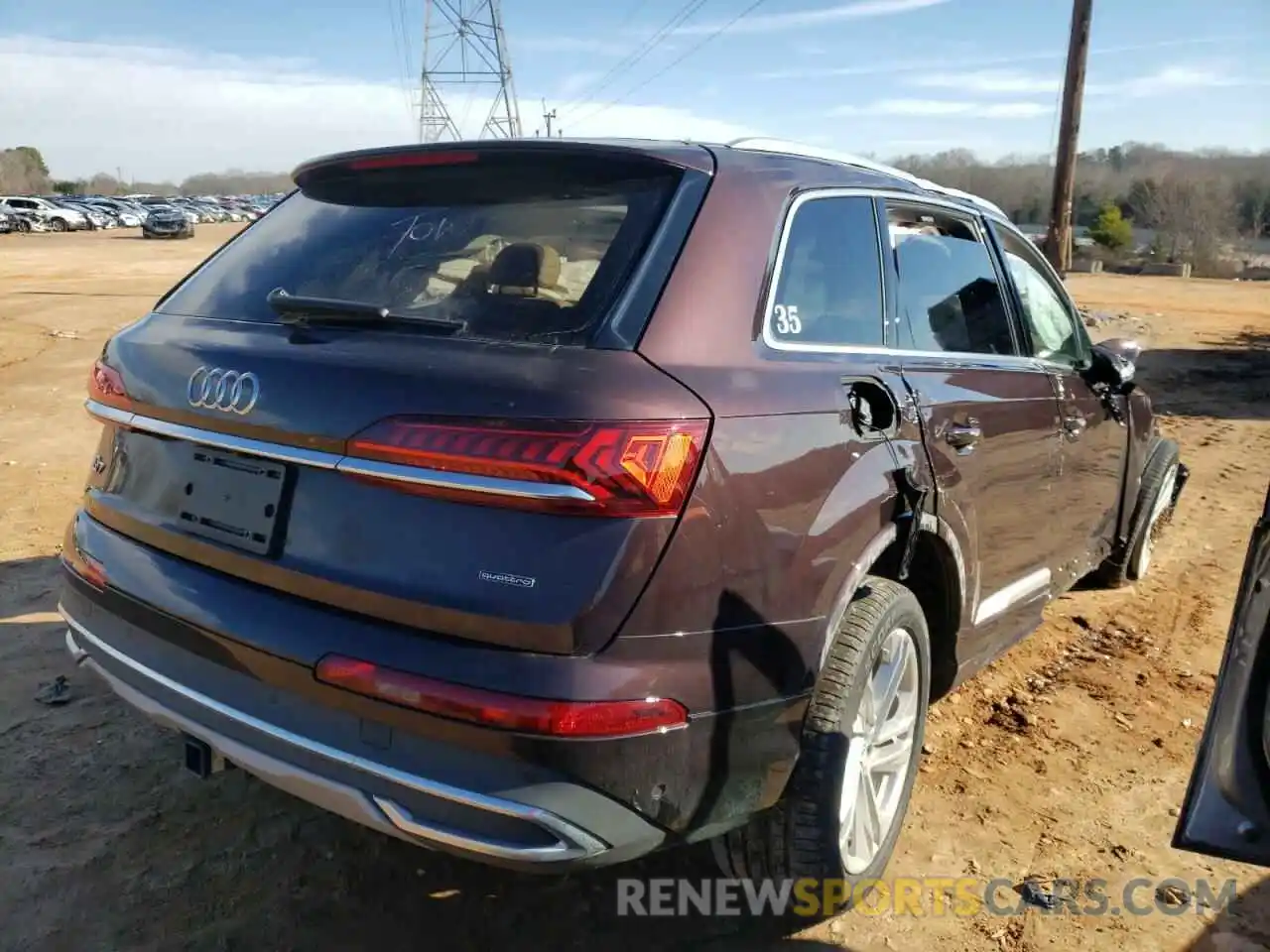 4 Photograph of a damaged car WA1LJAF7XLD010420 AUDI Q7 2020