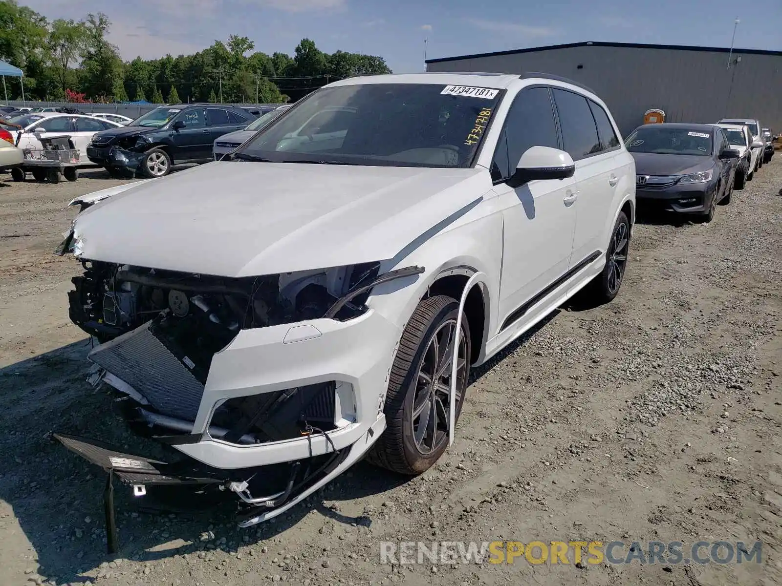 2 Photograph of a damaged car WA1LXAF73LD012539 AUDI Q7 2020