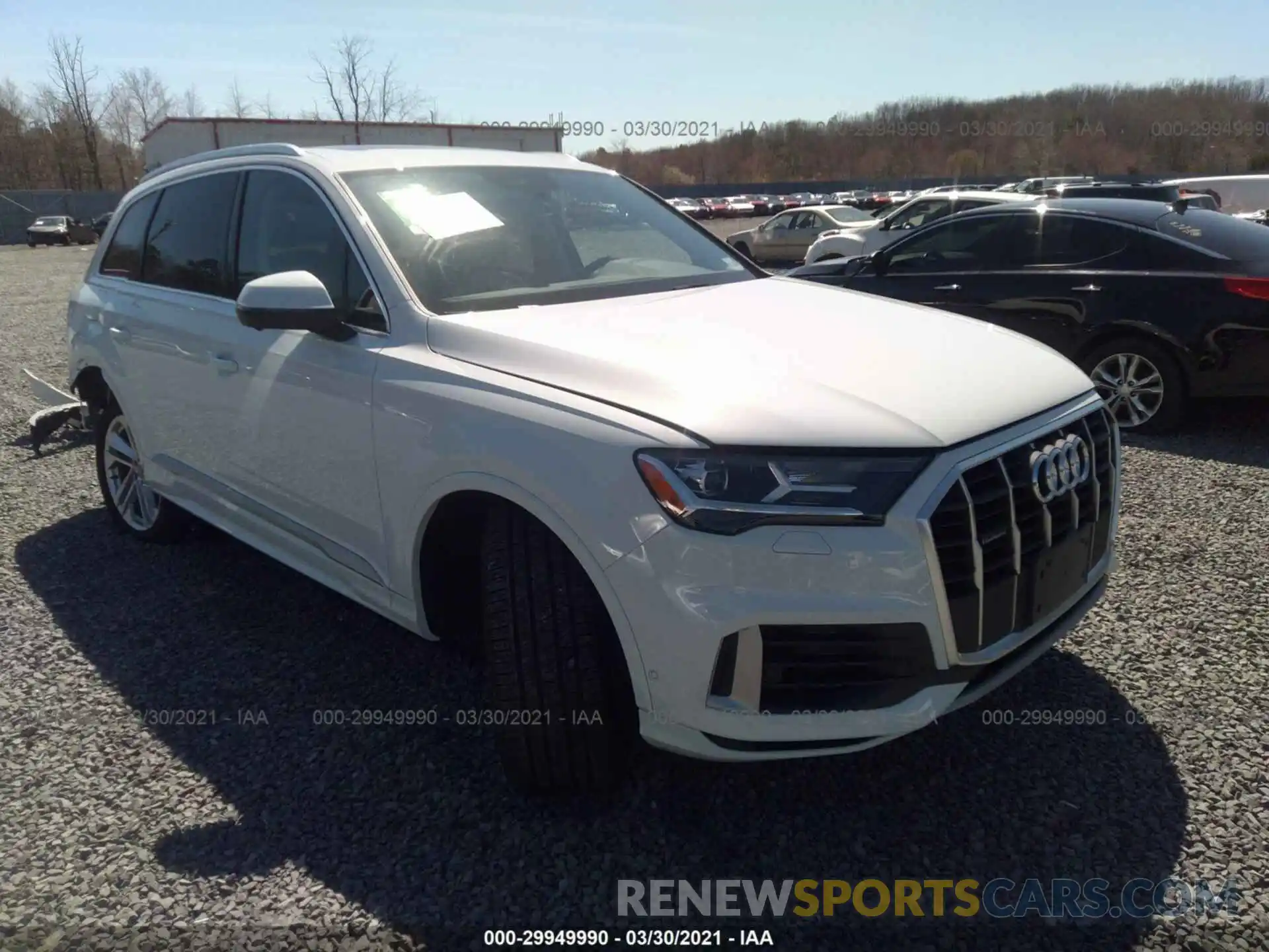 1 Photograph of a damaged car WA1LXAF74LD003896 AUDI Q7 2020