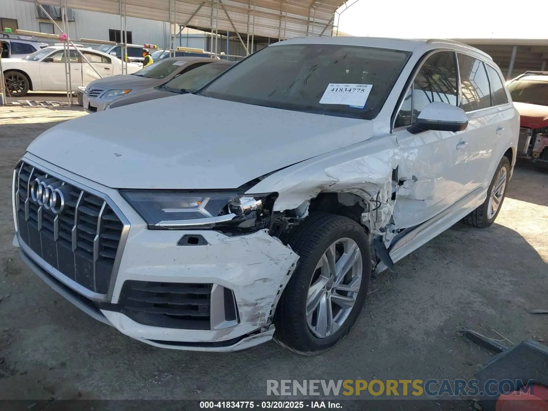2 Photograph of a damaged car WA1LXAF76LD005911 AUDI Q7 2020