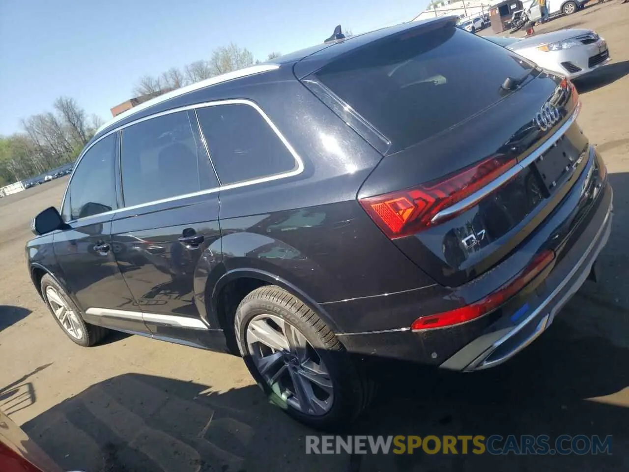 2 Photograph of a damaged car WA1LXAF77LD001317 AUDI Q7 2020
