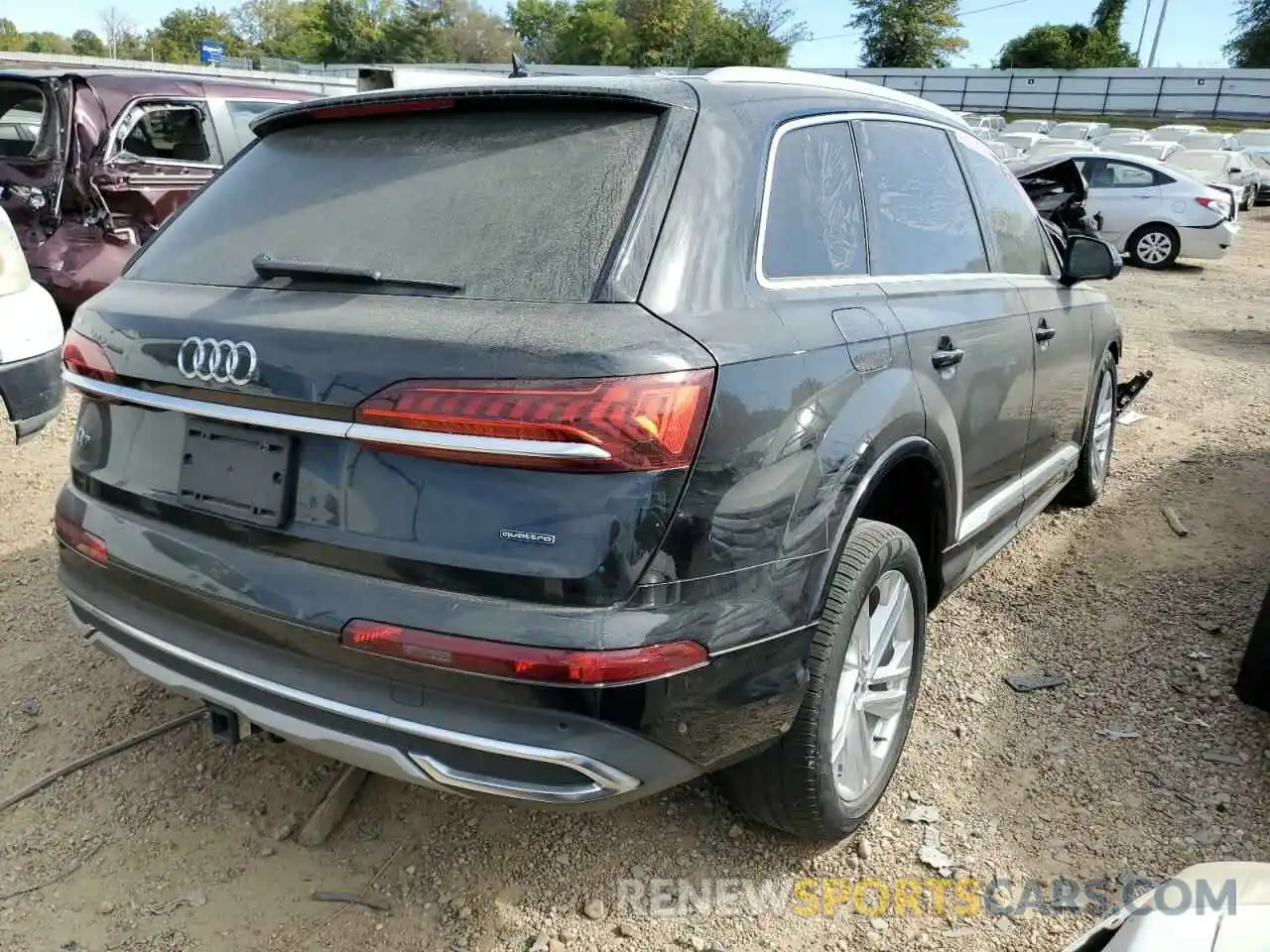 4 Photograph of a damaged car WA1LXAF7XLD011307 AUDI Q7 2020