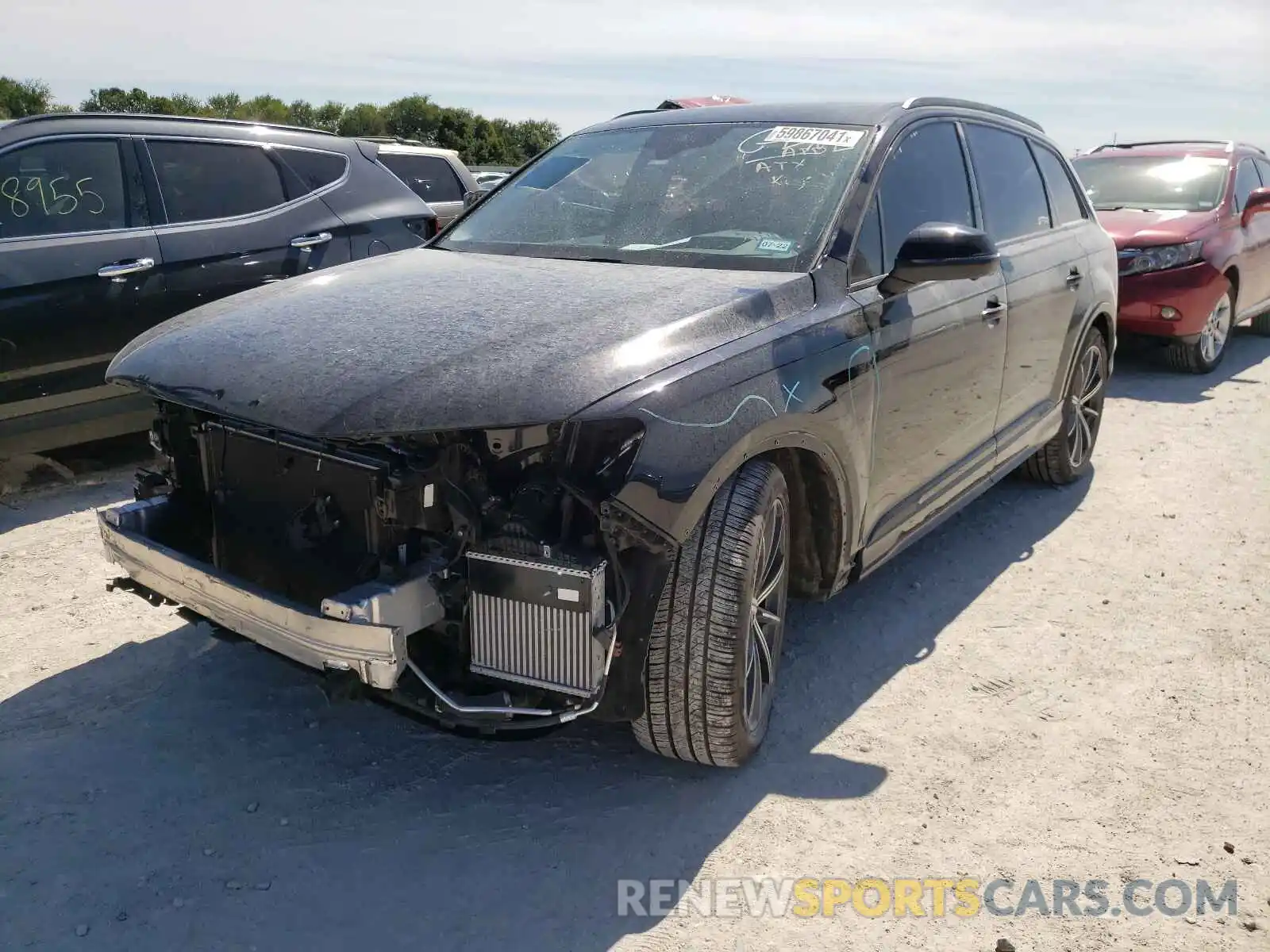 2 Photograph of a damaged car WA1VXAF70LD012037 AUDI Q7 2020