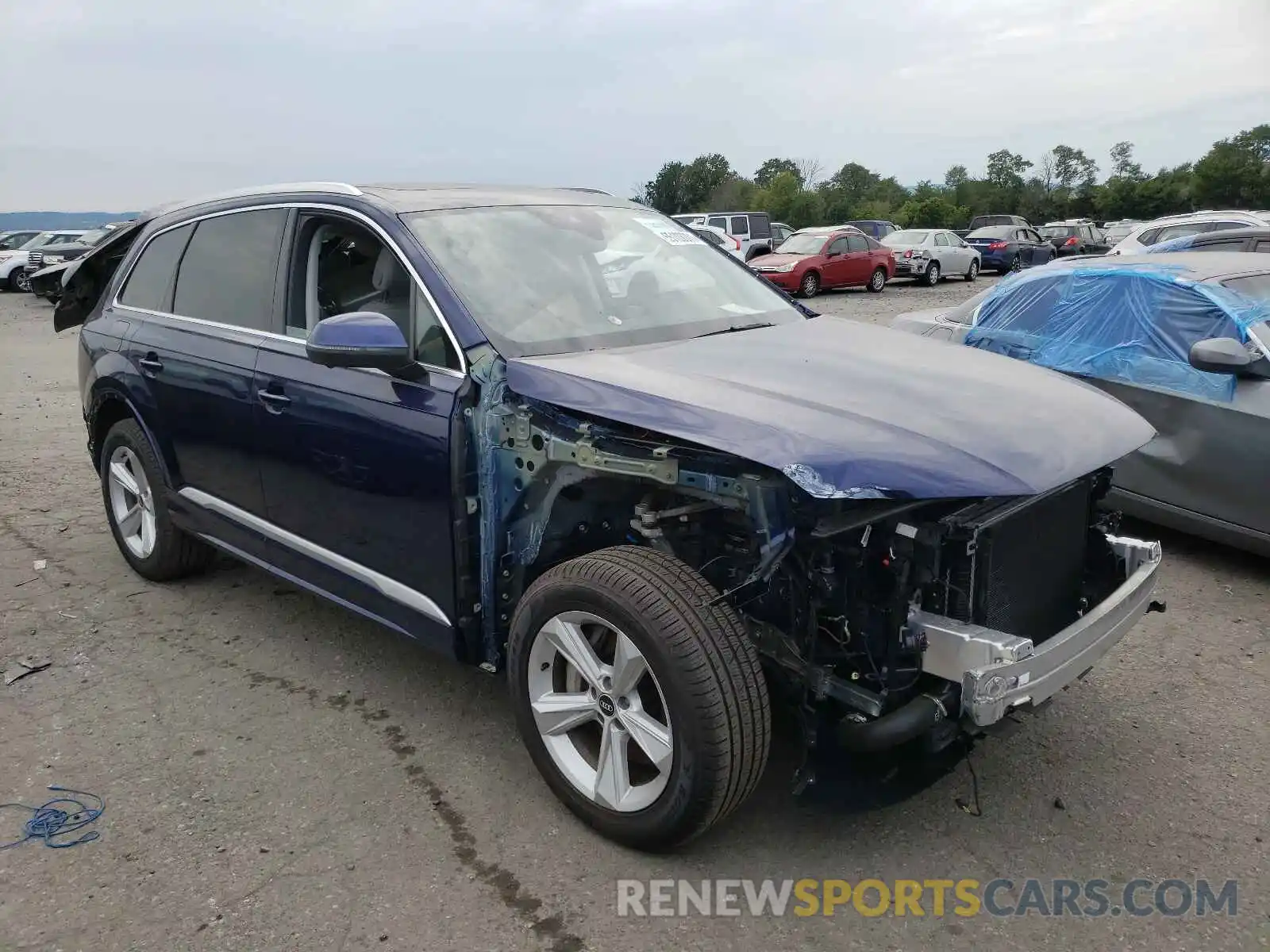 1 Photograph of a damaged car WA1AJAF71MD014123 AUDI Q7 2021