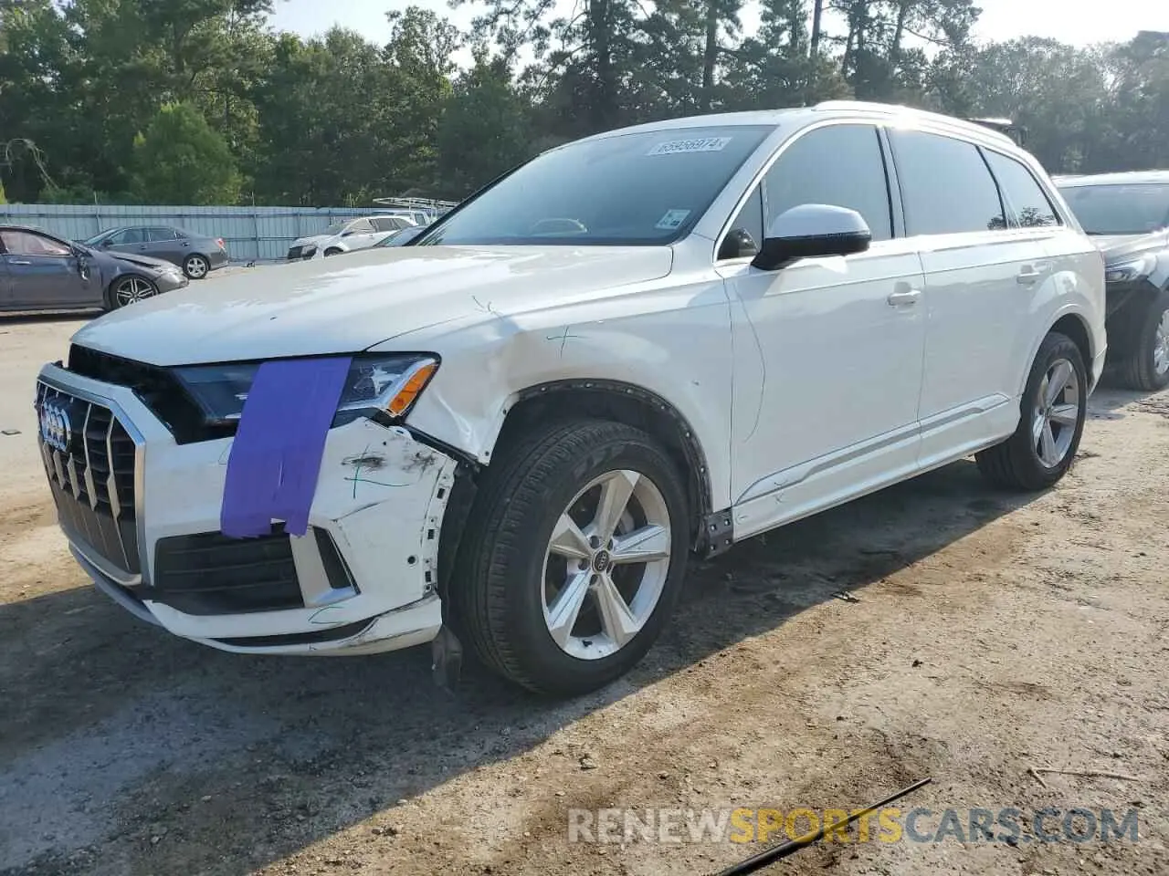 1 Photograph of a damaged car WA1AJAF73MD033644 AUDI Q7 2021
