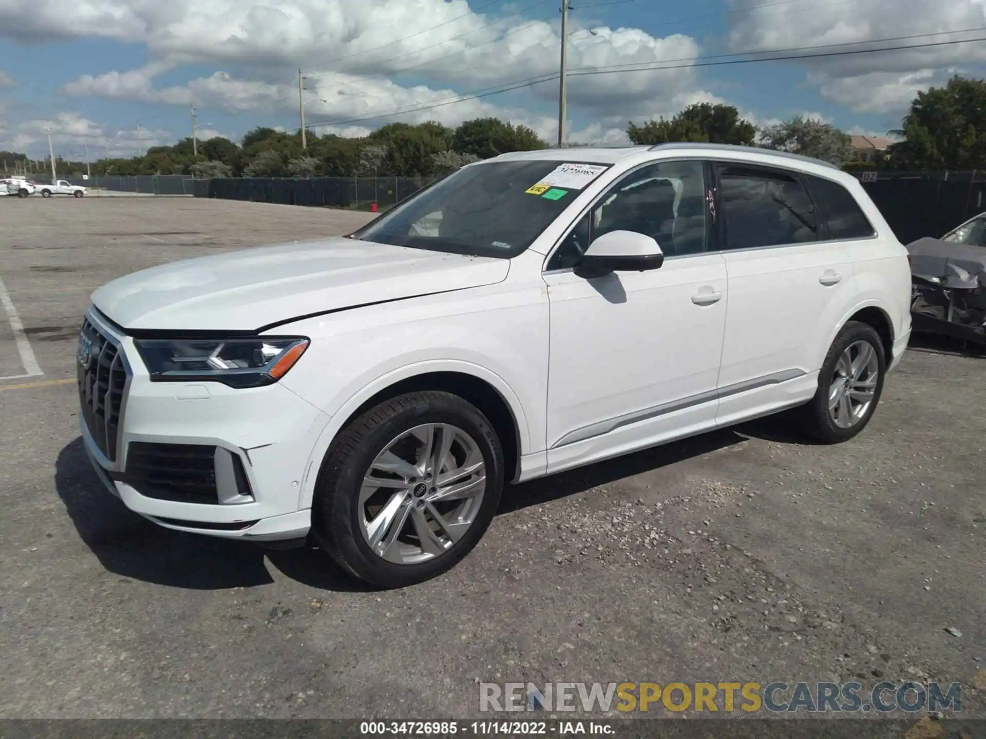 2 Photograph of a damaged car WA1AJAF73MD034499 AUDI Q7 2021