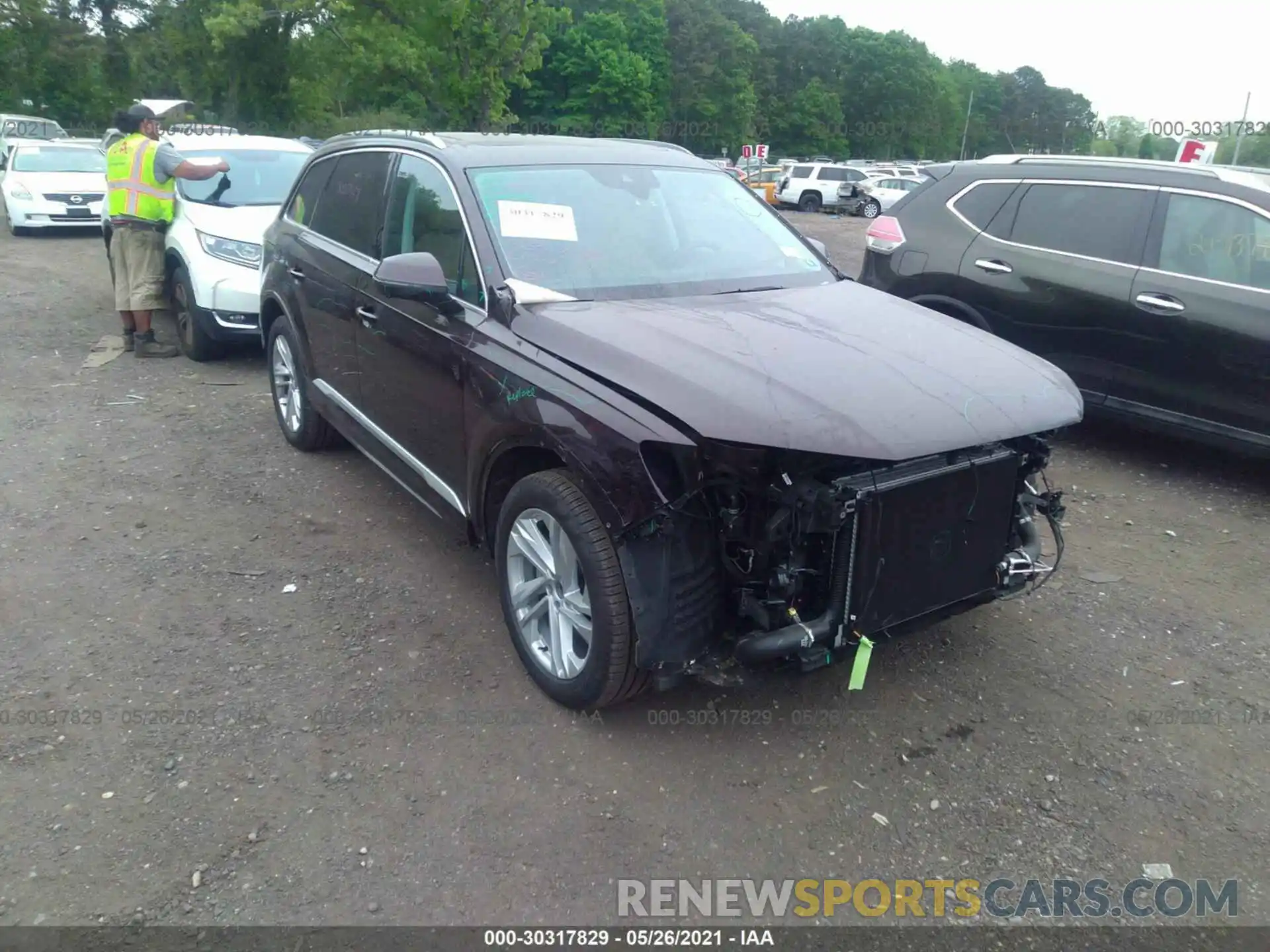 1 Photograph of a damaged car WA1AJAF77MD011050 AUDI Q7 2021