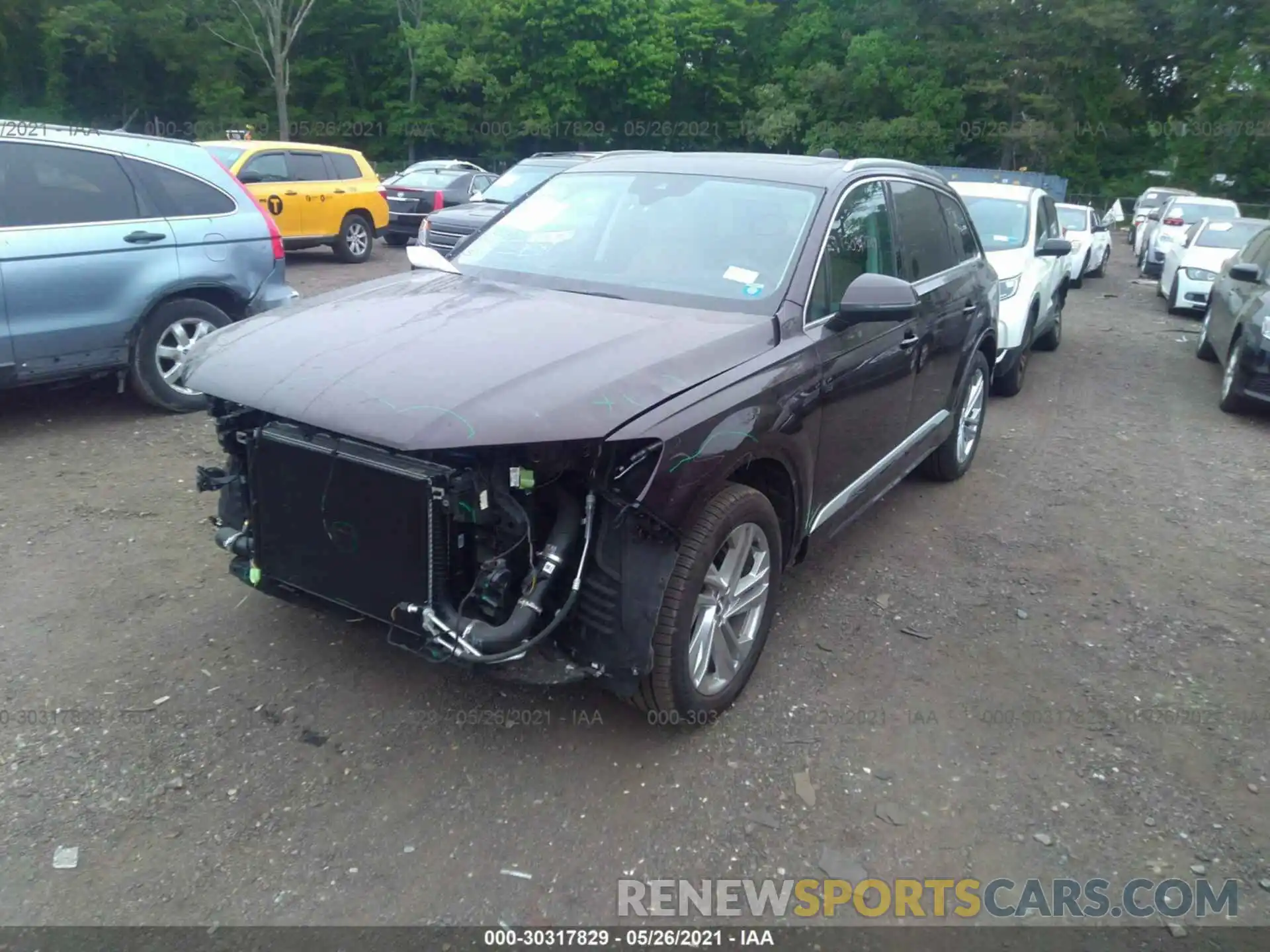 2 Photograph of a damaged car WA1AJAF77MD011050 AUDI Q7 2021