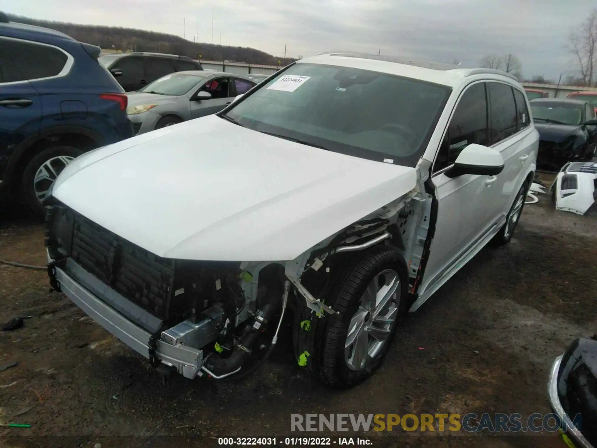 2 Photograph of a damaged car WA1AJAF7XMD033236 AUDI Q7 2021