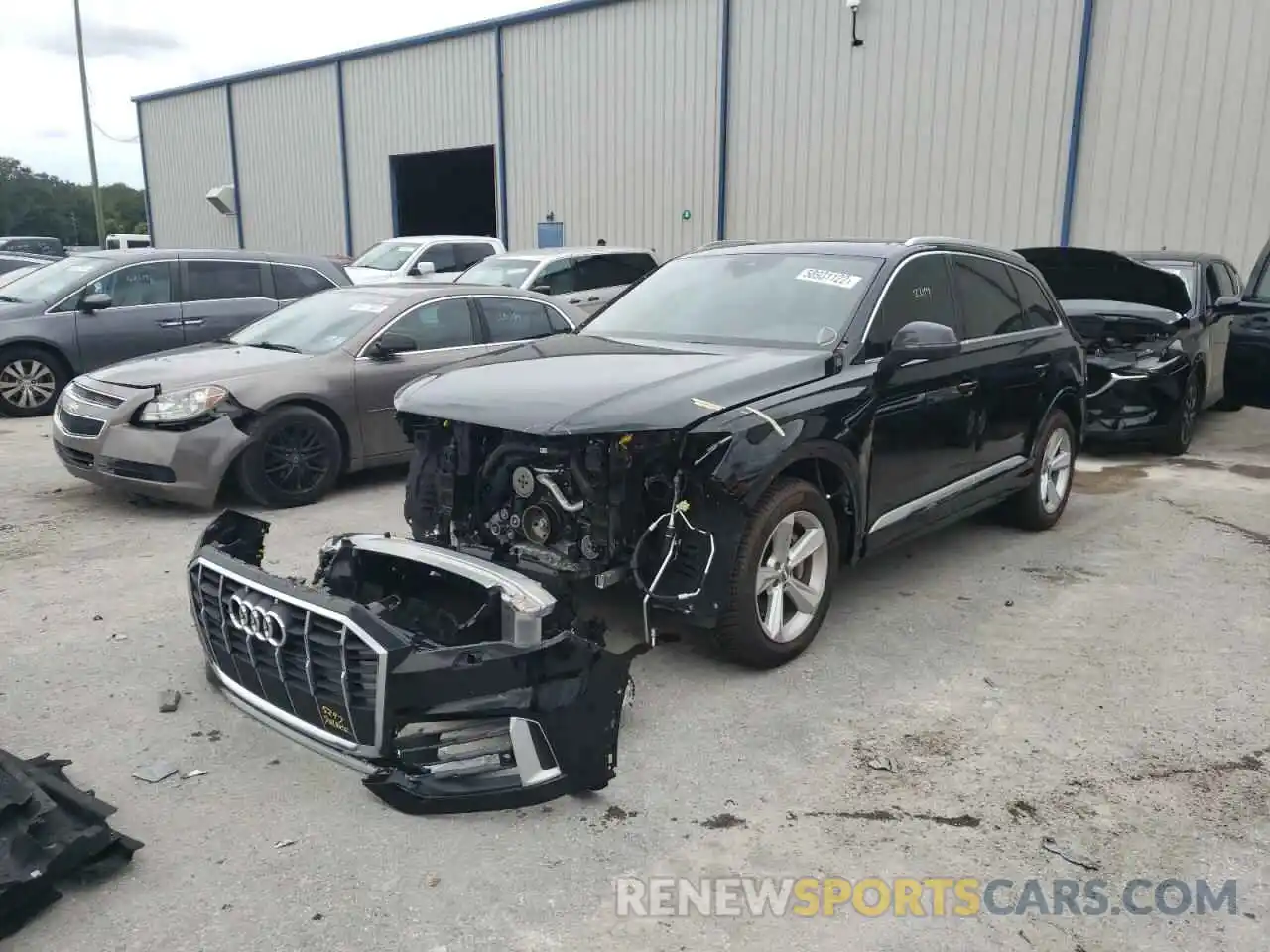 2 Photograph of a damaged car WA1AXAF73MD000299 AUDI Q7 2021