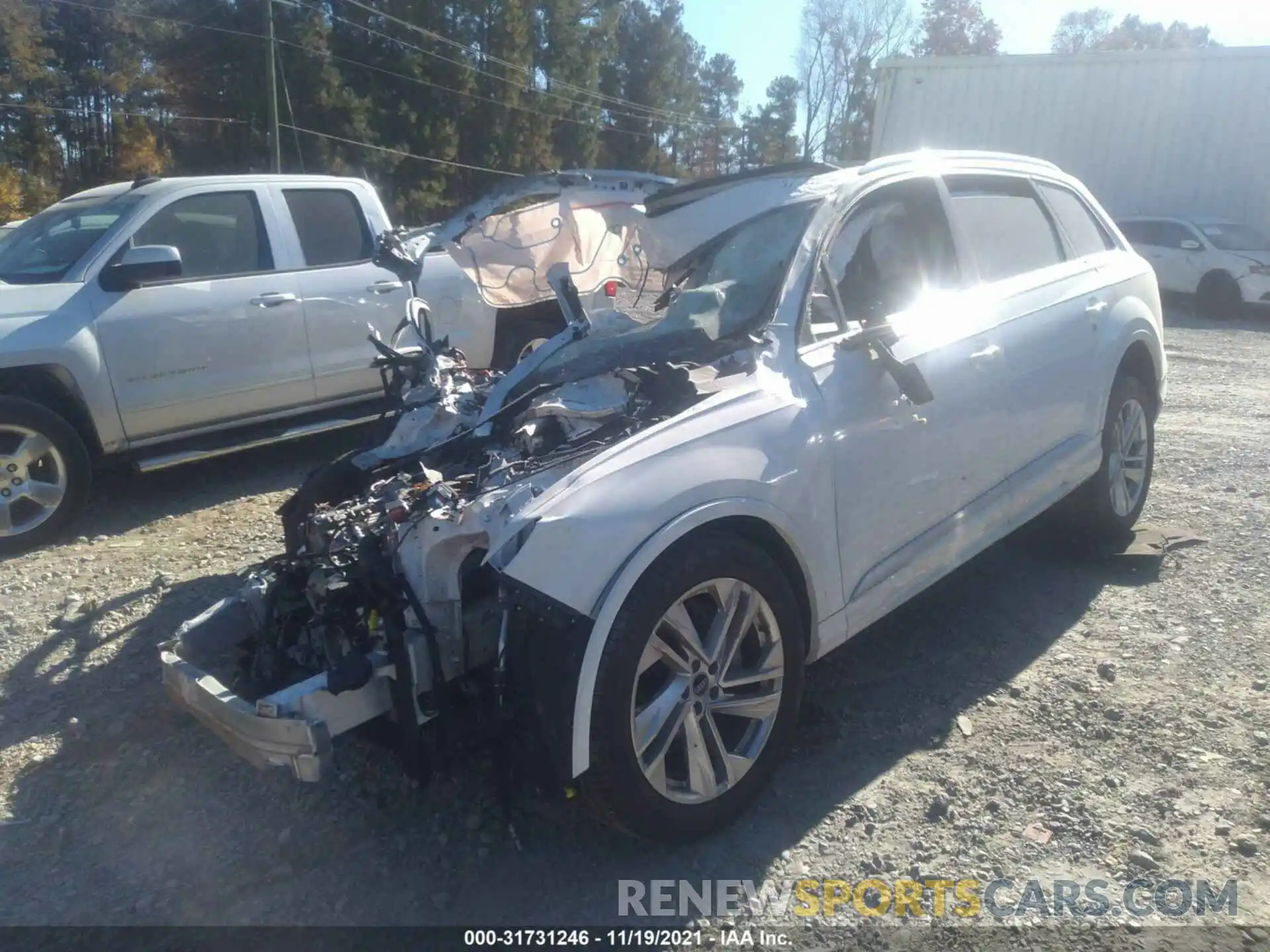 2 Photograph of a damaged car WA1AXAF77MD041924 AUDI Q7 2021