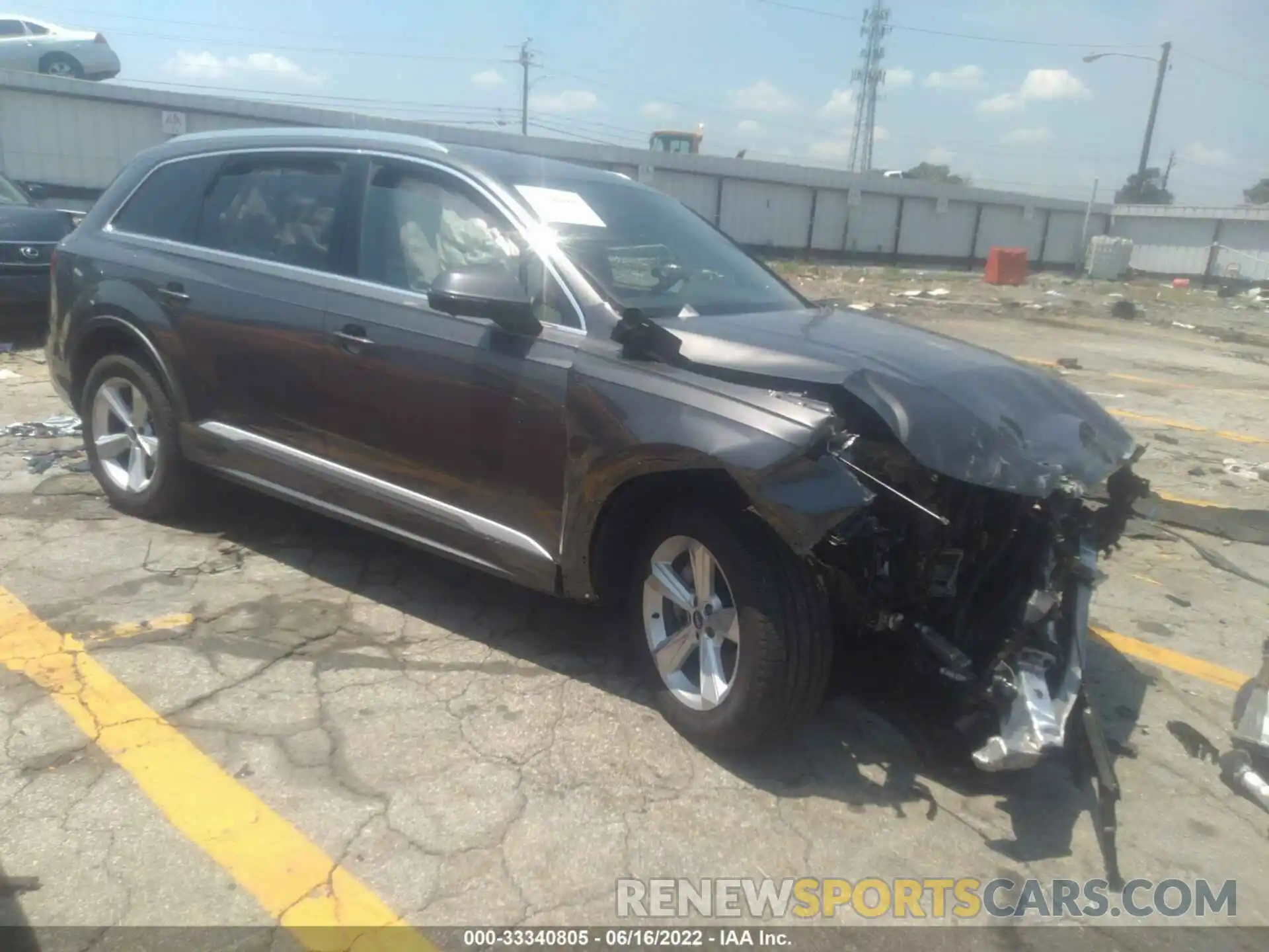 1 Photograph of a damaged car WA1AXAF78MD036375 AUDI Q7 2021