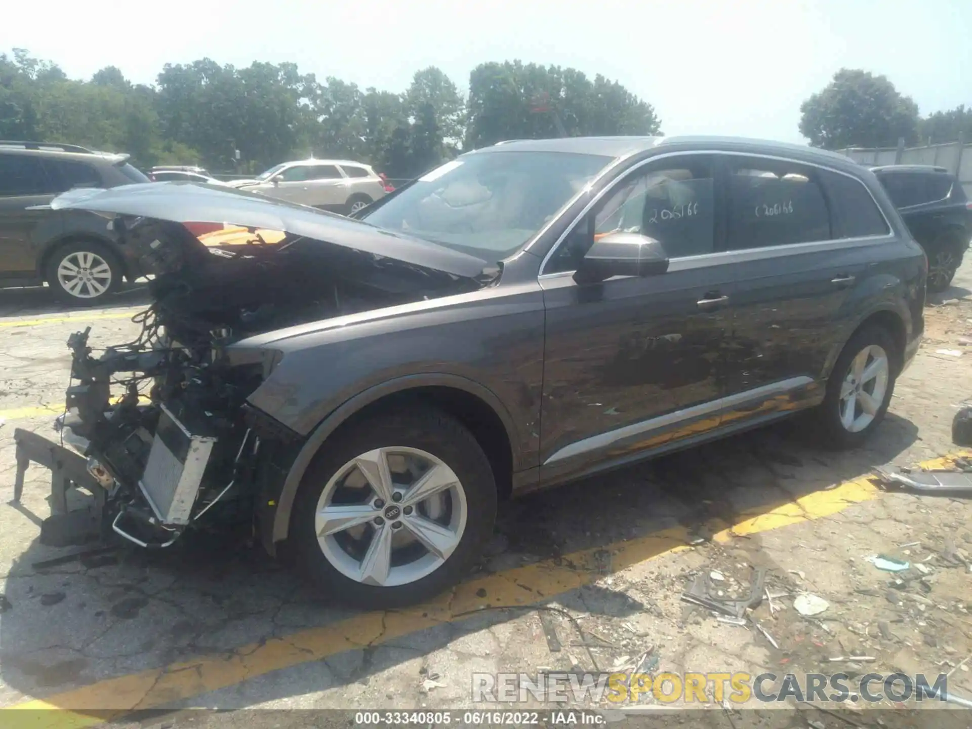 2 Photograph of a damaged car WA1AXAF78MD036375 AUDI Q7 2021