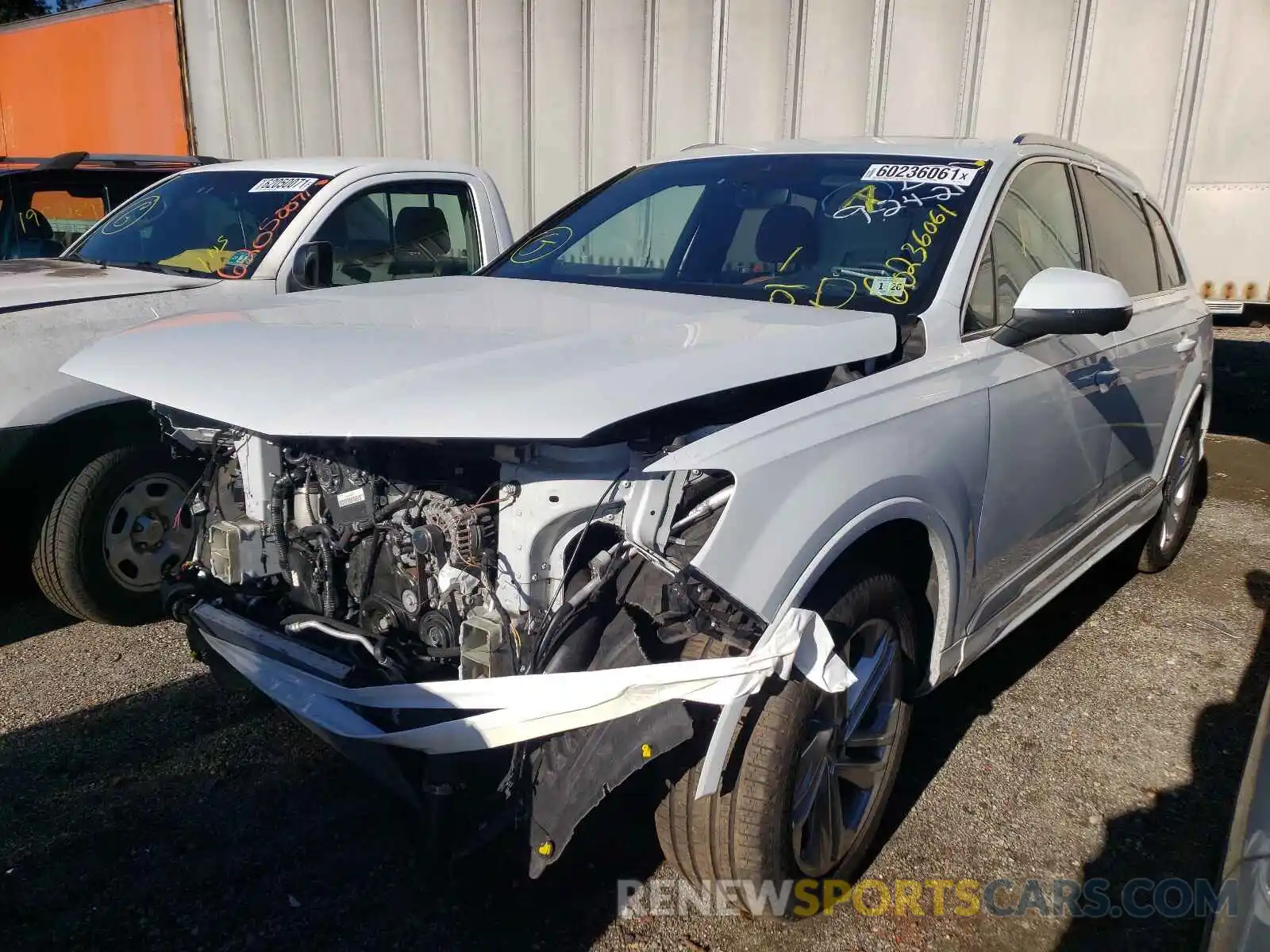 2 Photograph of a damaged car WA1LJAF70MD020522 AUDI Q7 2021