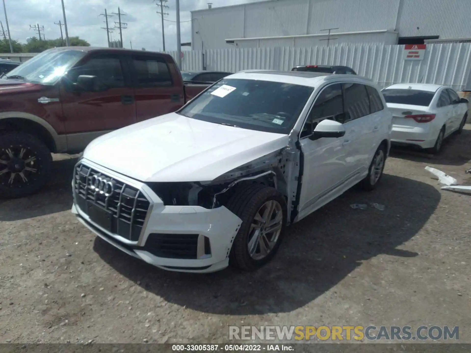 2 Photograph of a damaged car WA1LJAF72MD026340 AUDI Q7 2021