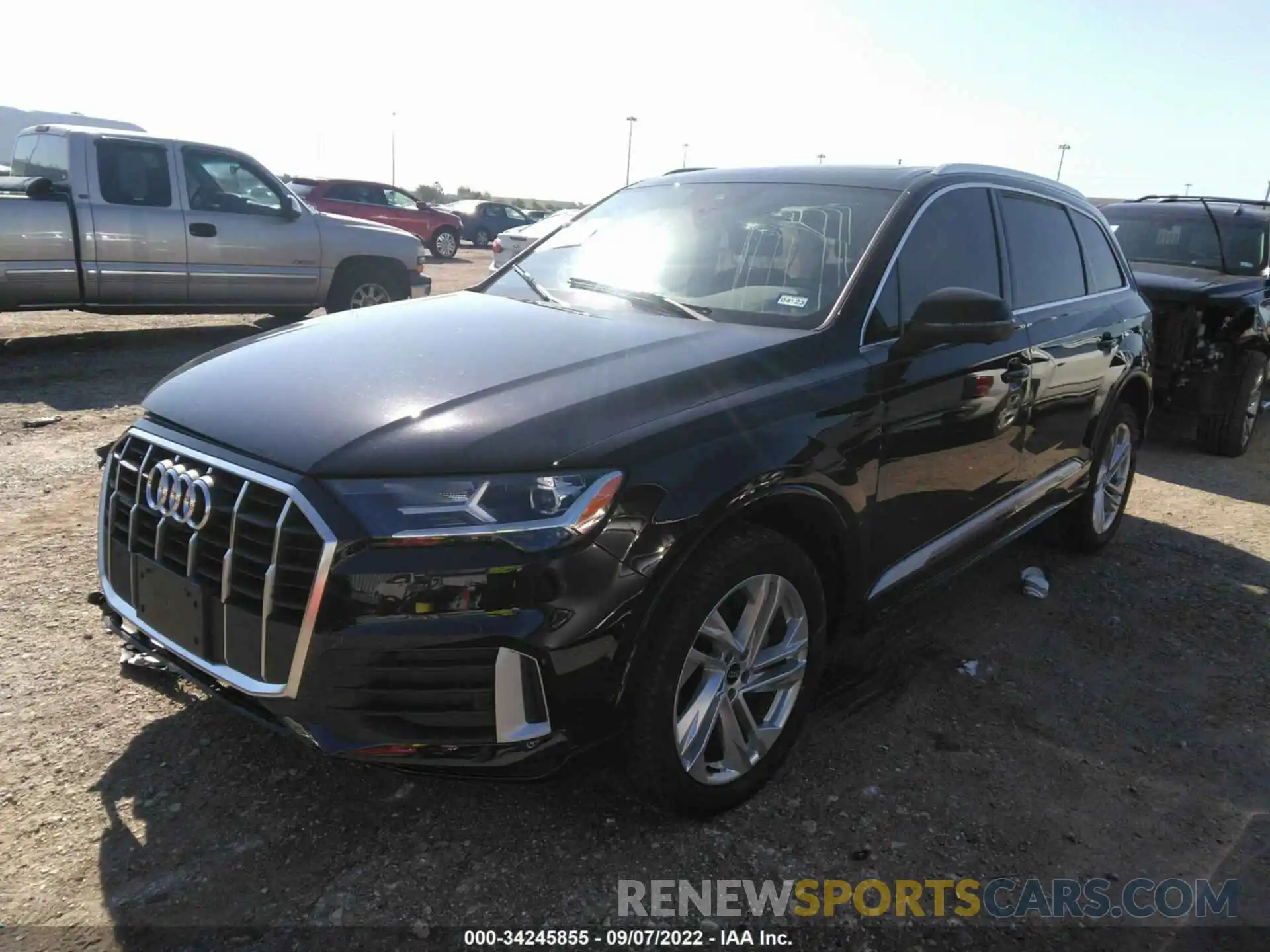 2 Photograph of a damaged car WA1LJAF75MD031077 AUDI Q7 2021