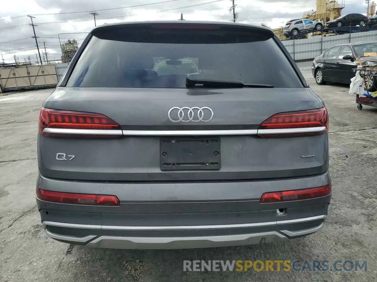 6 Photograph of a damaged car WA1LJAF78MD016265 AUDI Q7 2021