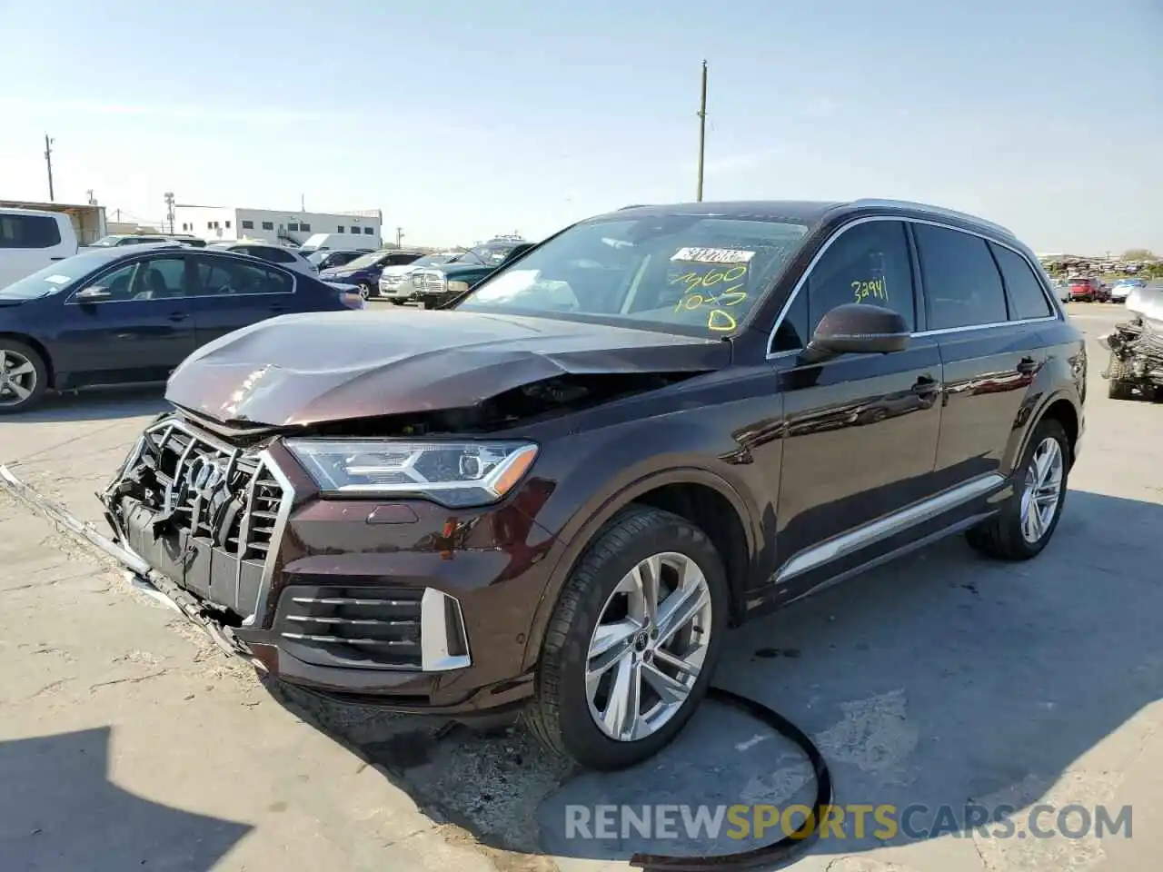 2 Photograph of a damaged car WA1LJAF79MD024469 AUDI Q7 2021