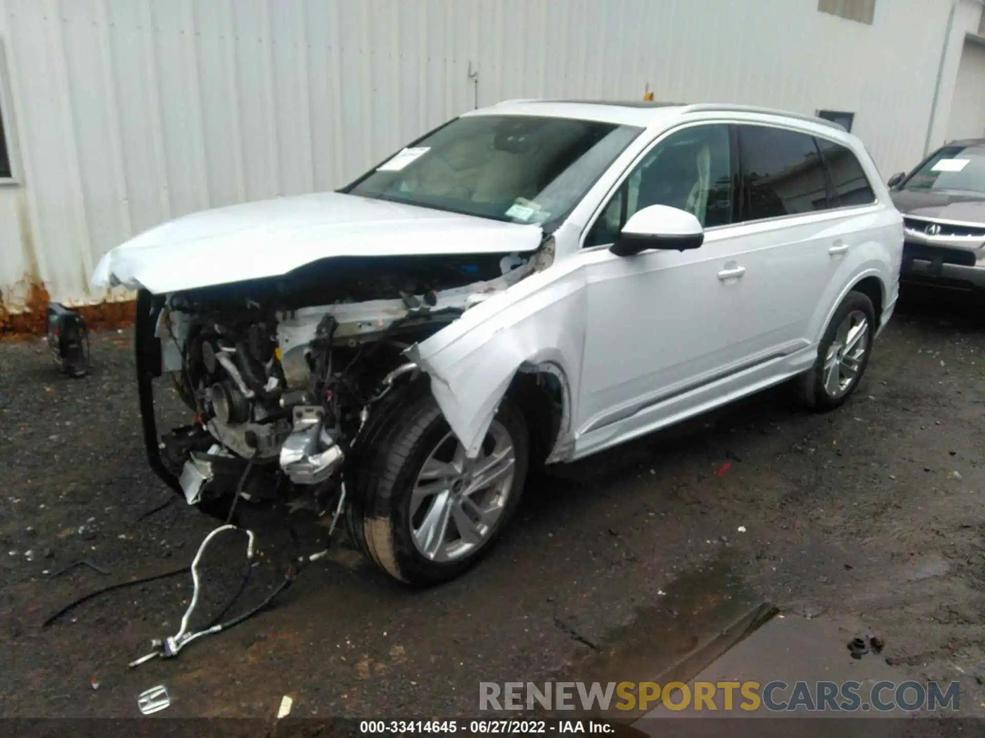 2 Photograph of a damaged car WA1LXAF70MD030160 AUDI Q7 2021