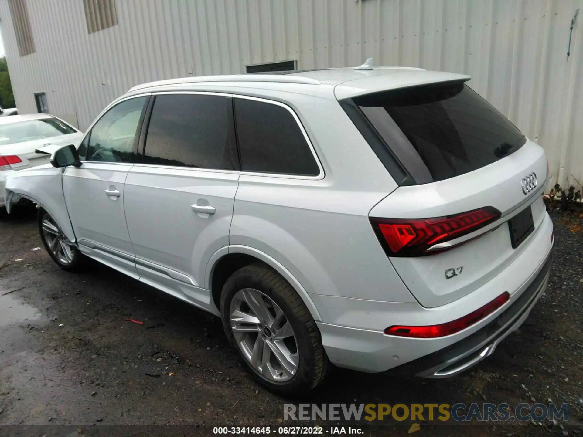 3 Photograph of a damaged car WA1LXAF70MD030160 AUDI Q7 2021