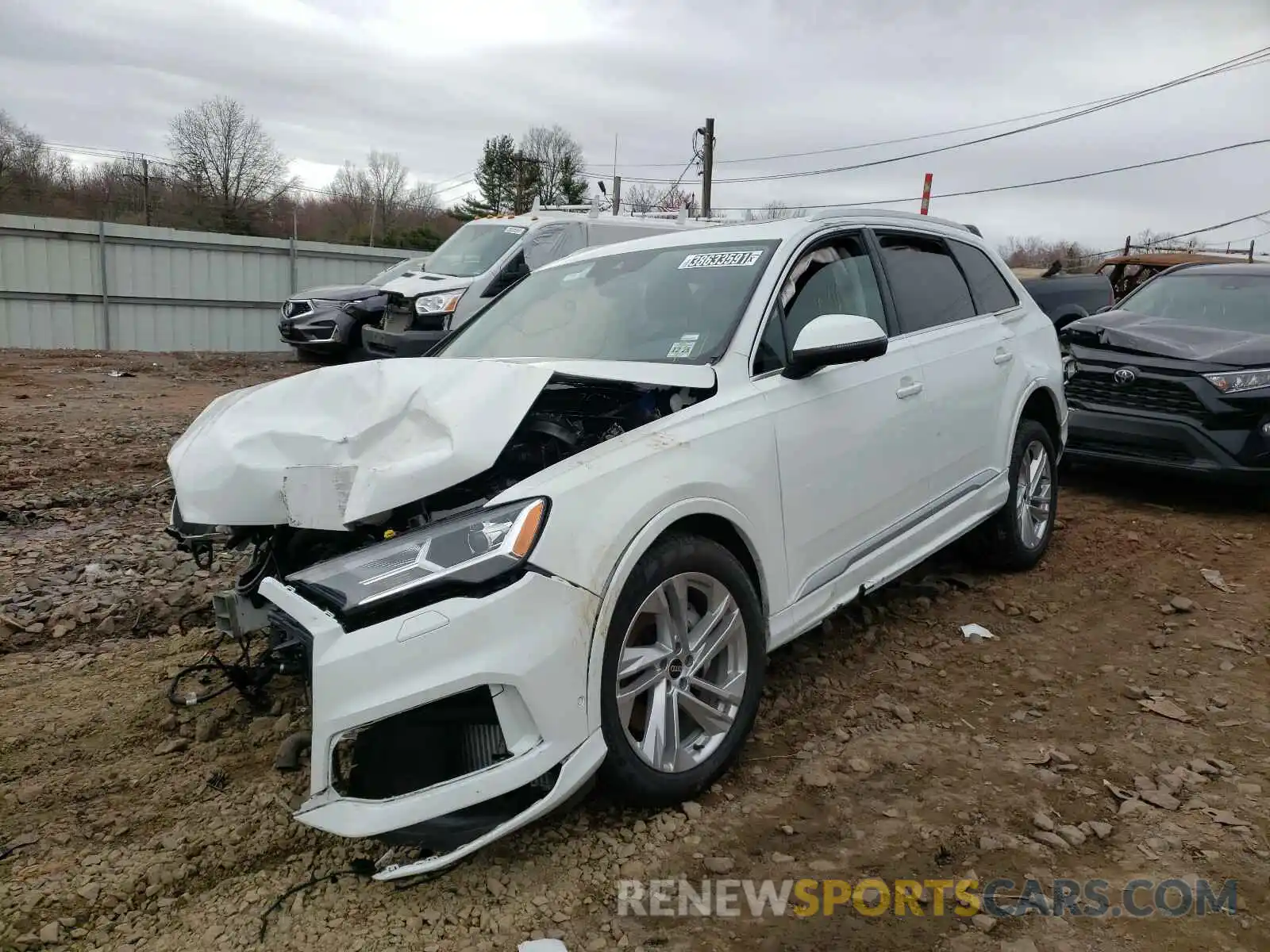 2 Photograph of a damaged car WA1LXAF72MD017510 AUDI Q7 2021