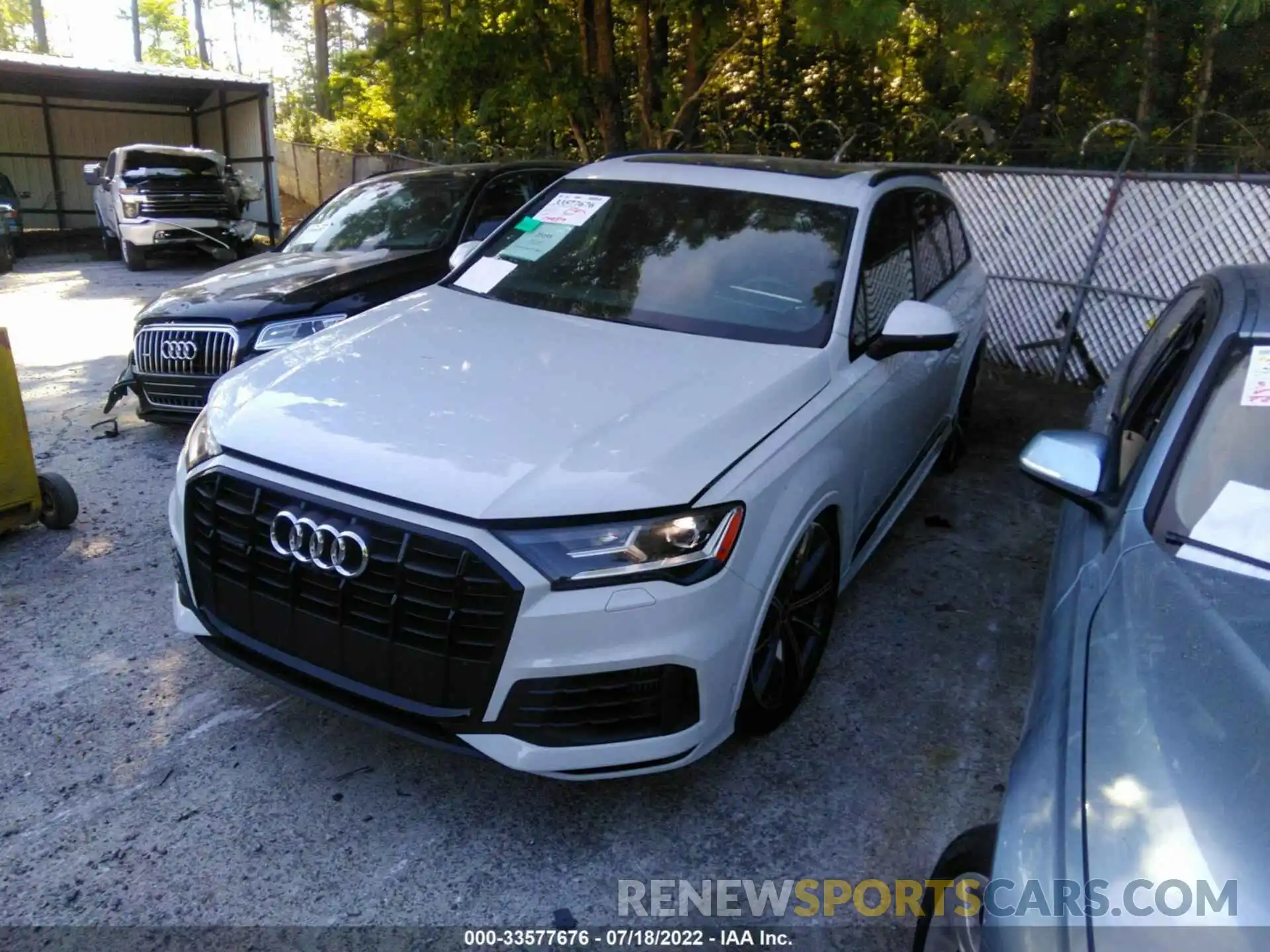 2 Photograph of a damaged car WA1LXAF72MD041919 AUDI Q7 2021