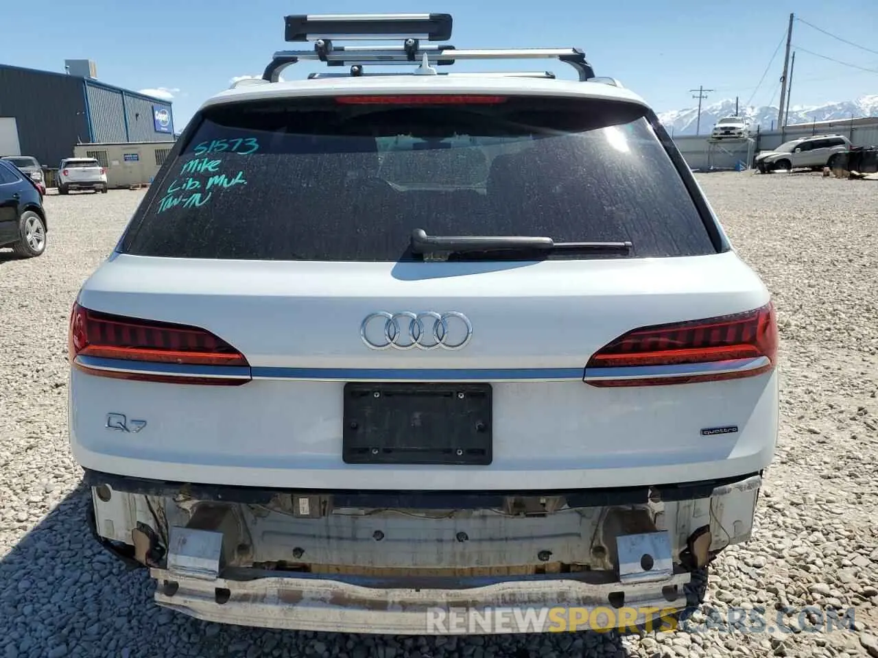 6 Photograph of a damaged car WA1LXAF73MD015913 AUDI Q7 2021