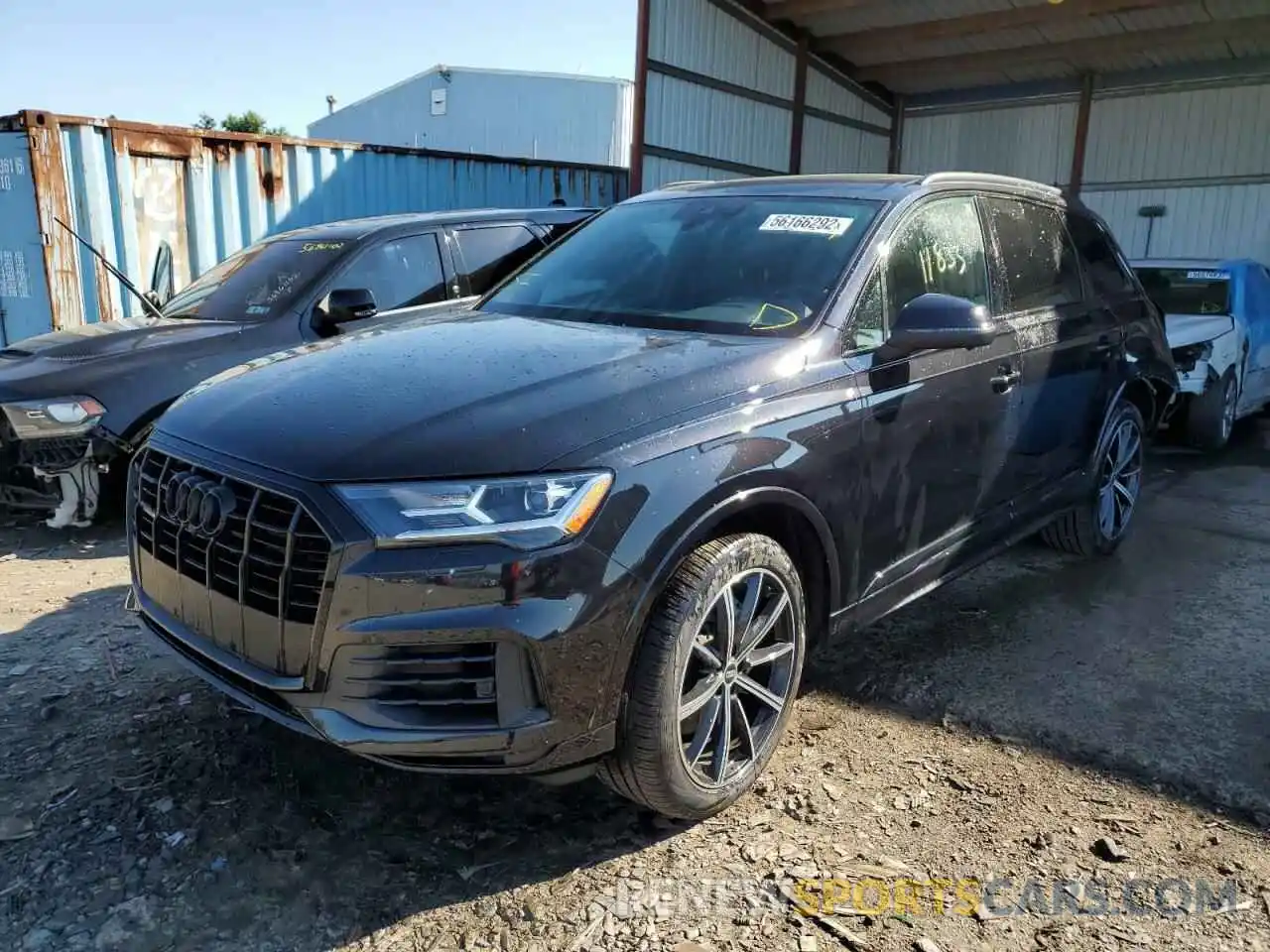 2 Photograph of a damaged car WA1LXAF74MD038360 AUDI Q7 2021