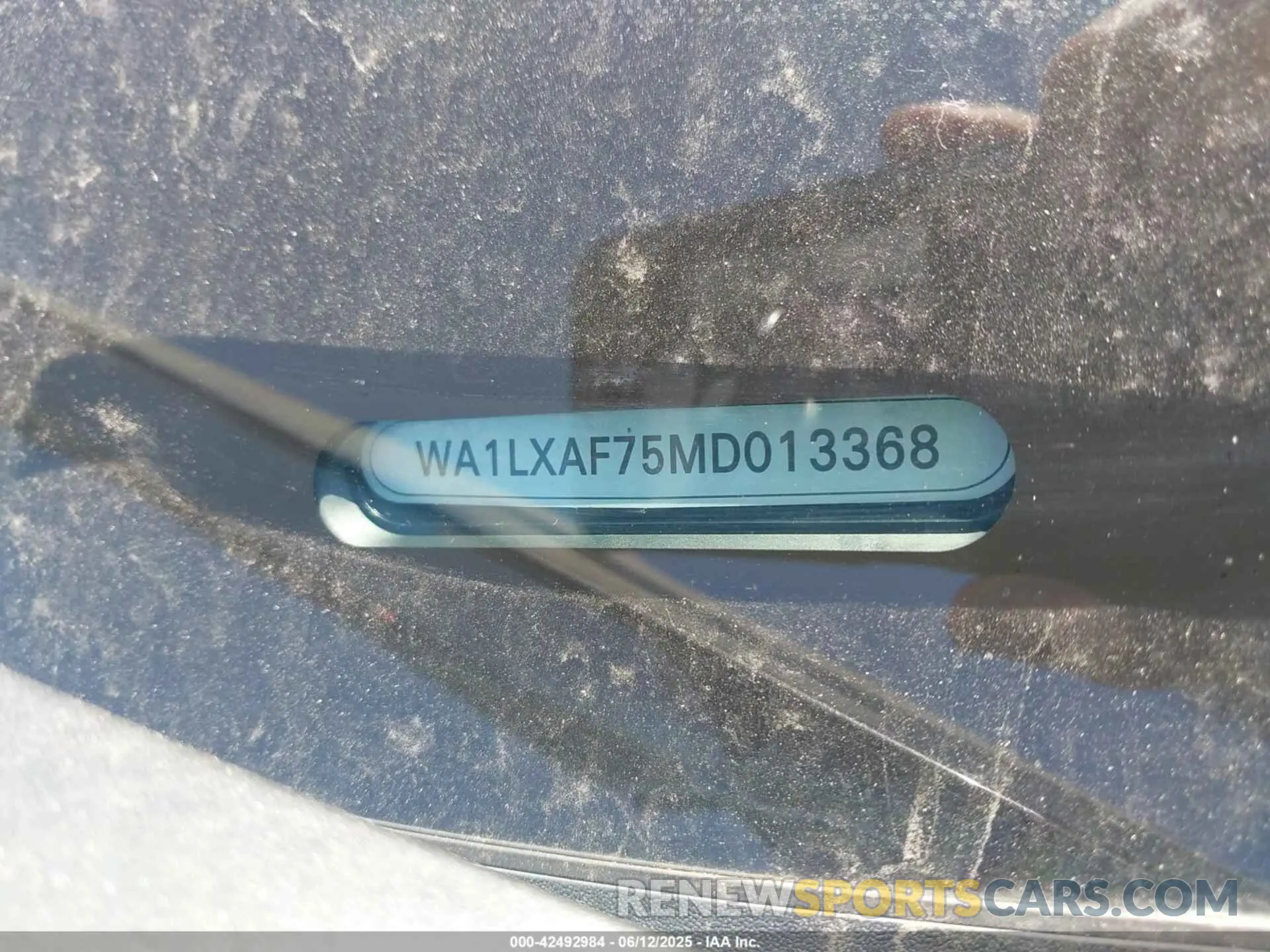 9 Photograph of a damaged car WA1LXAF75MD013368 AUDI Q7 2021