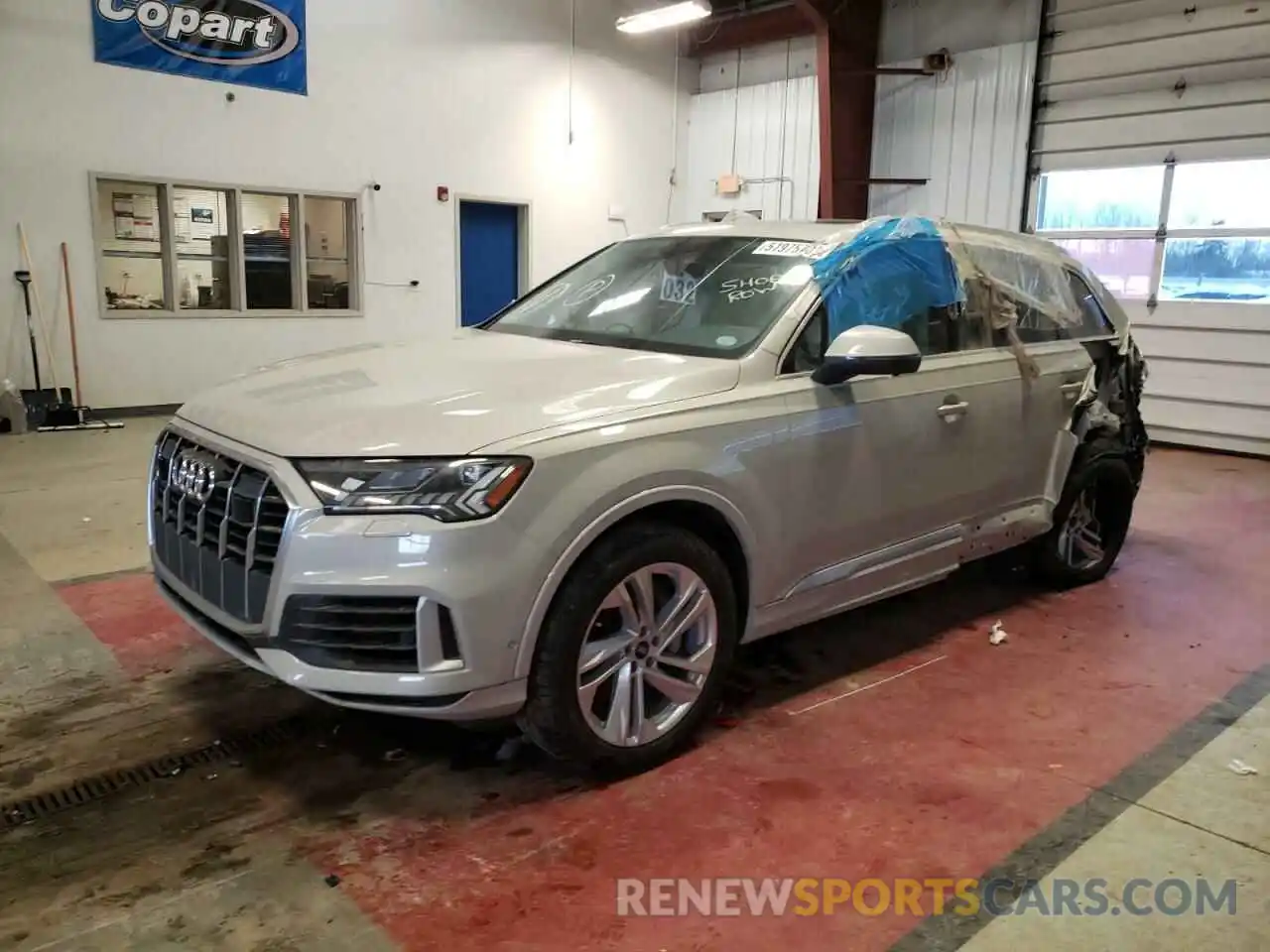 2 Photograph of a damaged car WA1LXAF75MD032762 AUDI Q7 2021