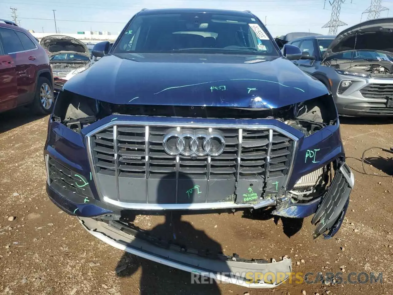 5 Photograph of a damaged car WA1LXAF76MD040708 AUDI Q7 2021