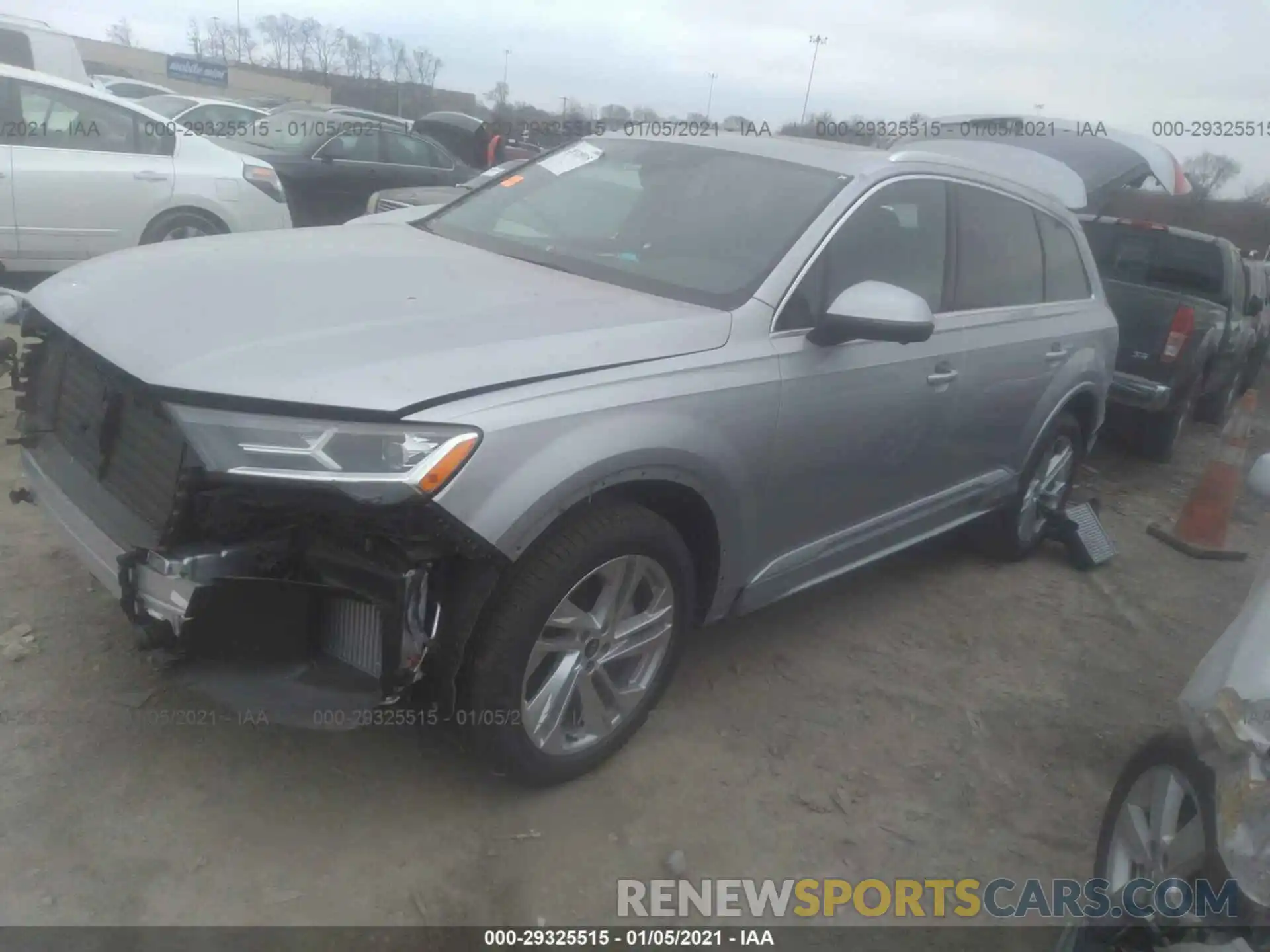 2 Photograph of a damaged car WA1LXAF77MD012934 AUDI Q7 2021