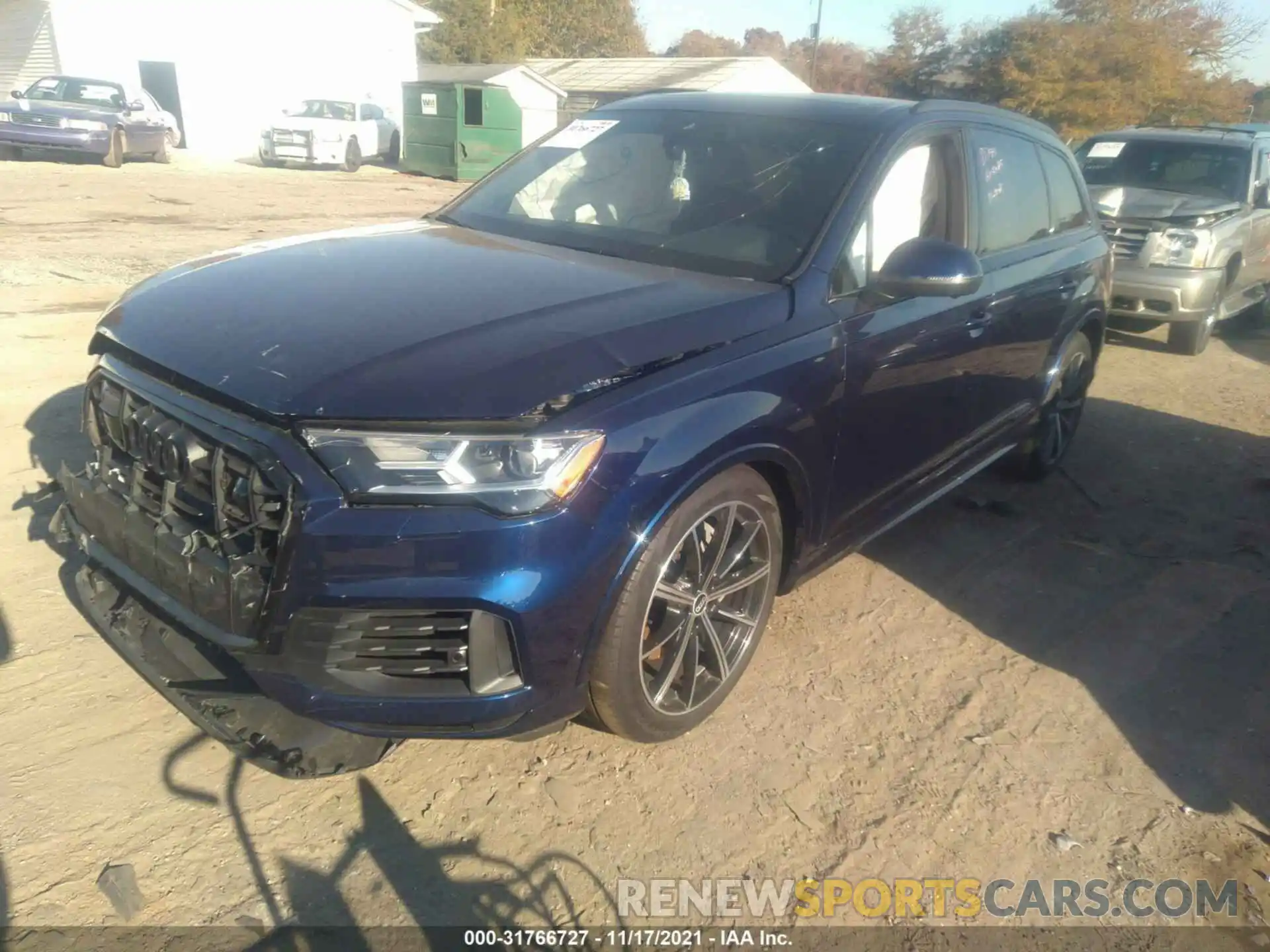 2 Photograph of a damaged car WA1LXAF7XMD038153 AUDI Q7 2021