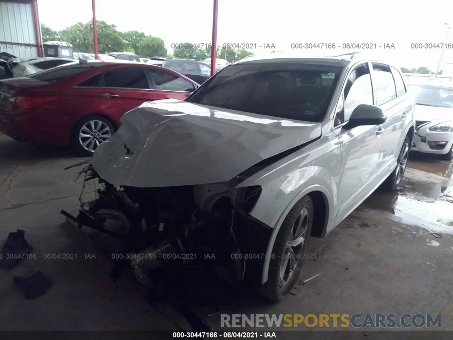 2 Photograph of a damaged car WA1LXBF74MD020317 AUDI Q7 2021