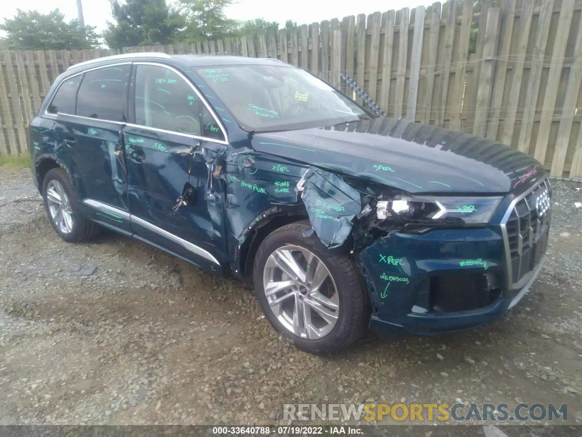 1 Photograph of a damaged car WA1LXBF76MD040682 AUDI Q7 2021