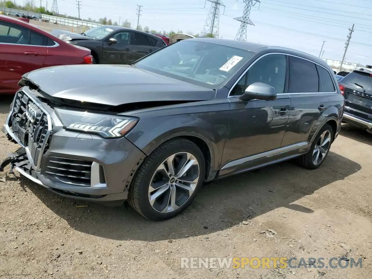 1 Photograph of a damaged car WA1VXAF72MD013689 AUDI Q7 2021