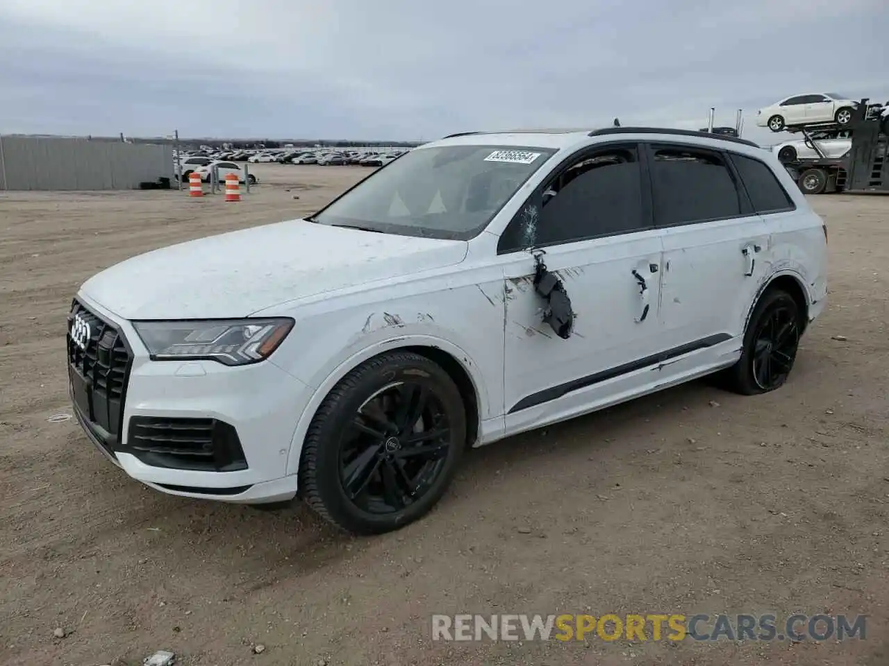 1 Photograph of a damaged car WA1VXAF73MD020750 AUDI Q7 2021