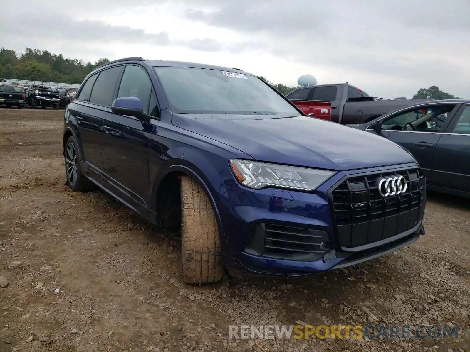 1 Photograph of a damaged car WA1VXAF77MD019729 AUDI Q7 2021