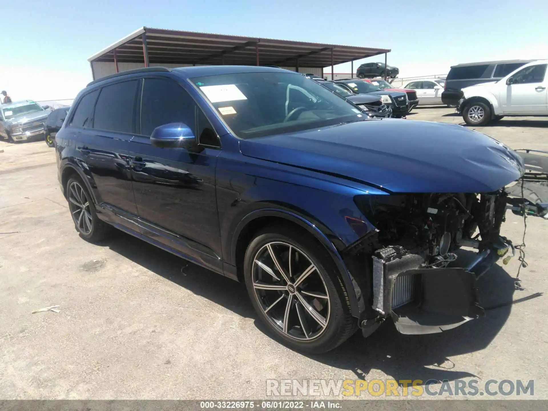 1 Photograph of a damaged car WA1VXAF77MD022422 AUDI Q7 2021