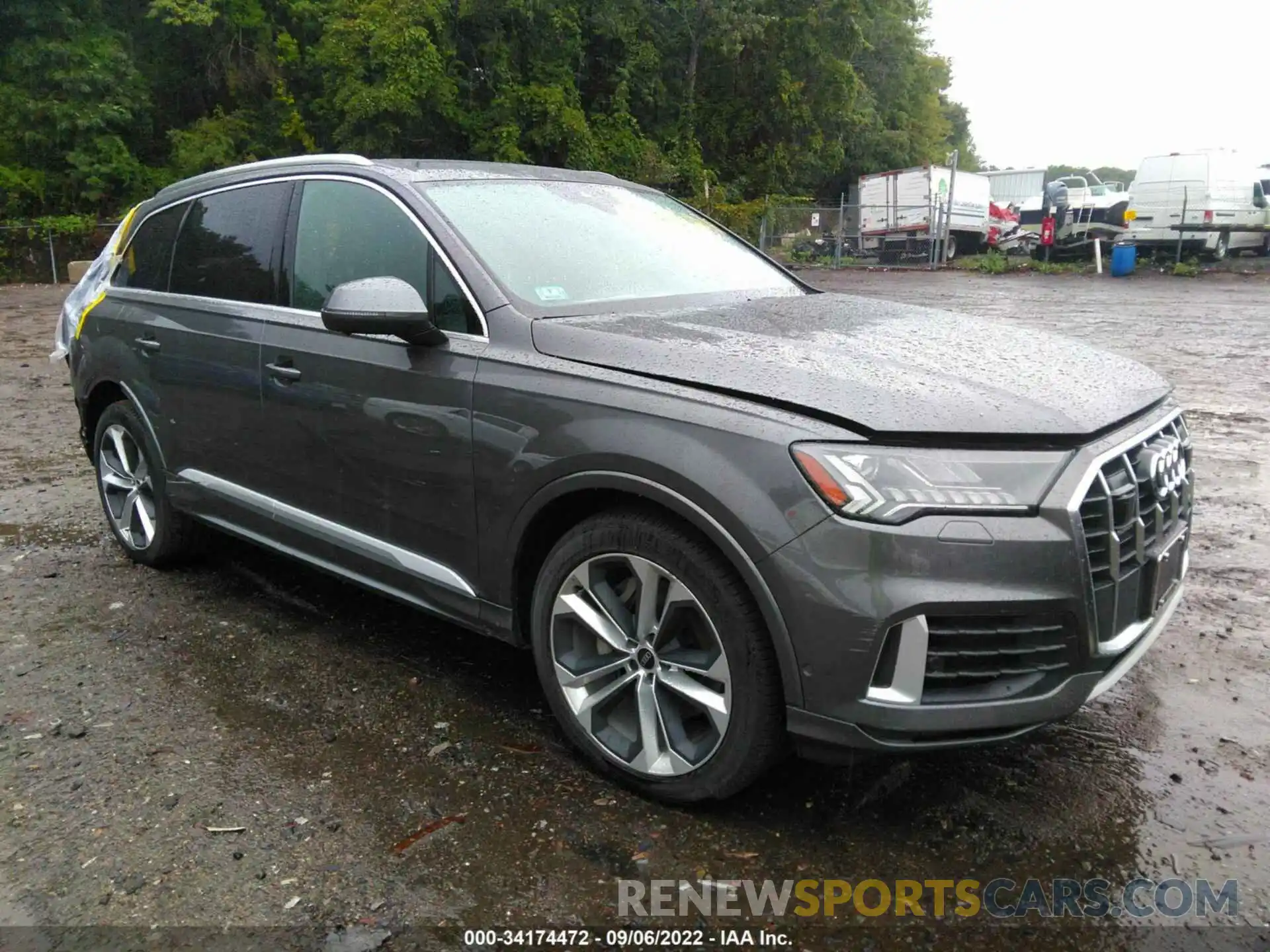 1 Photograph of a damaged car WA1VXAF78MD022932 AUDI Q7 2021