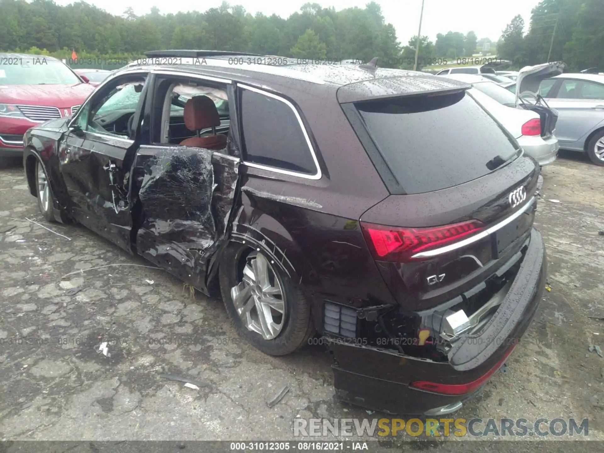 3 Photograph of a damaged car WA1VXAF7XMD030062 AUDI Q7 2021