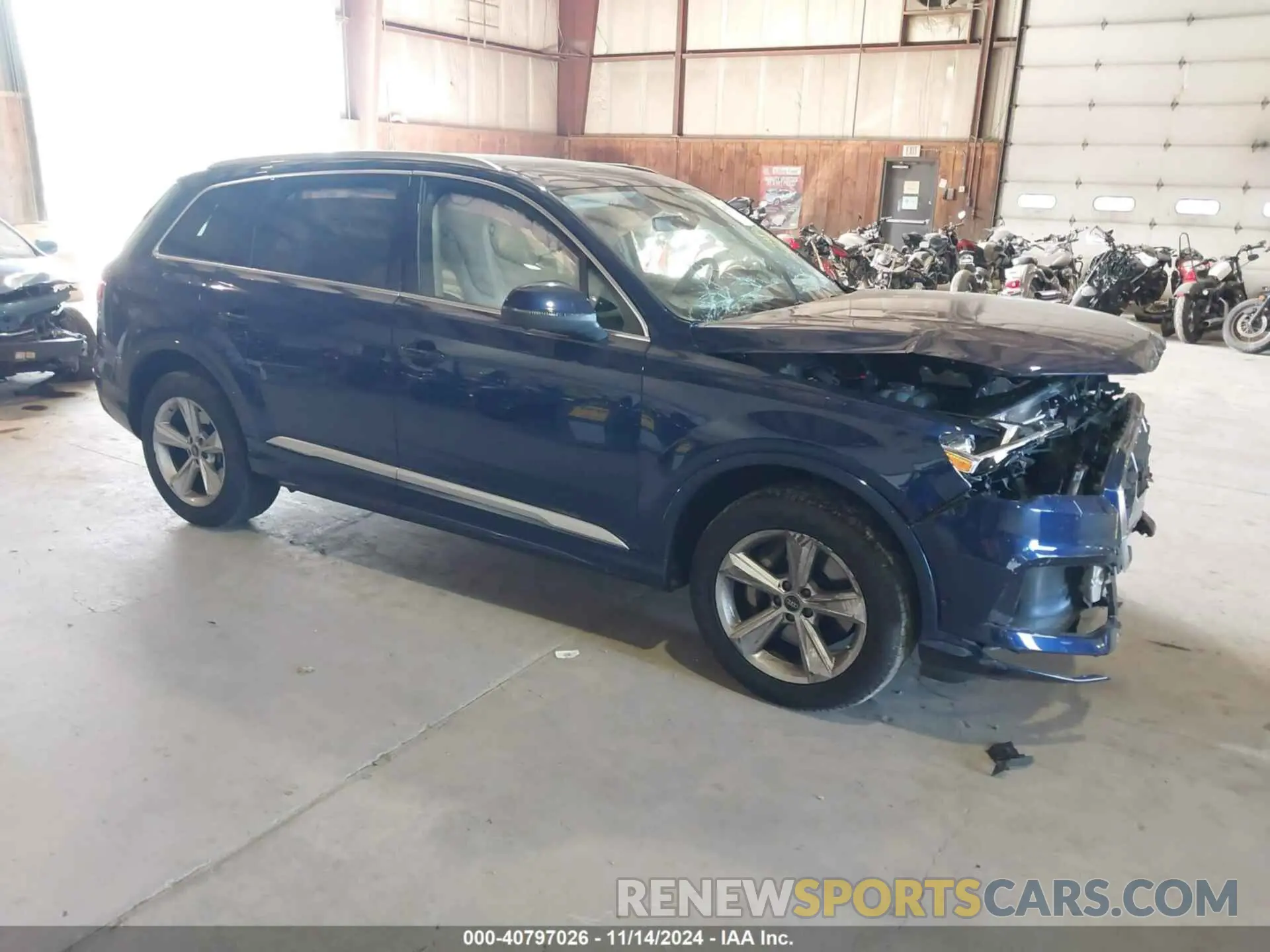 1 Photograph of a damaged car WA1AXBF76ND016732 AUDI Q7 2022