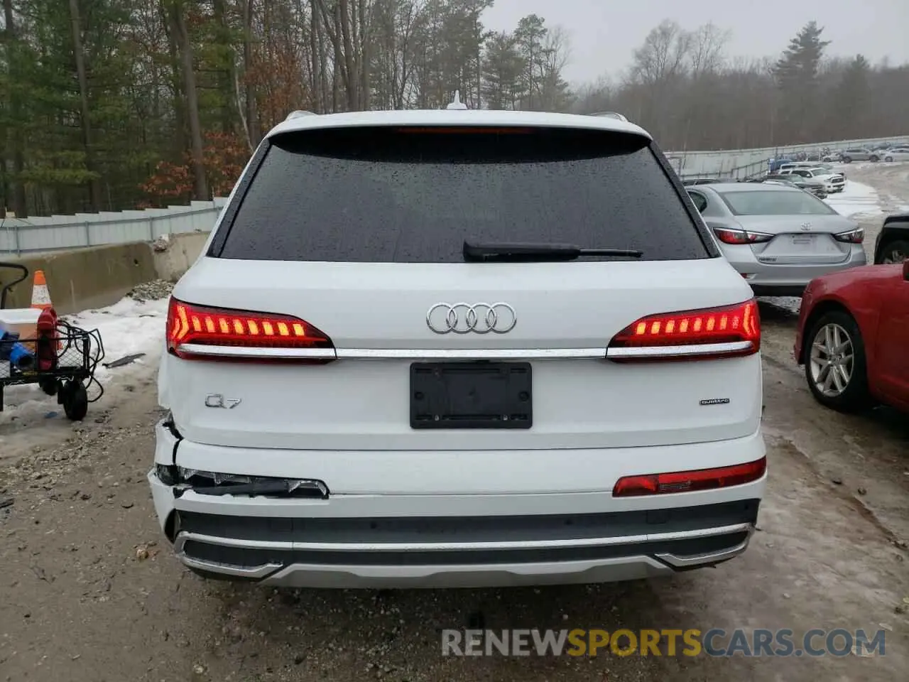 6 Photograph of a damaged car WA1LJBF70ND020124 AUDI Q7 2022
