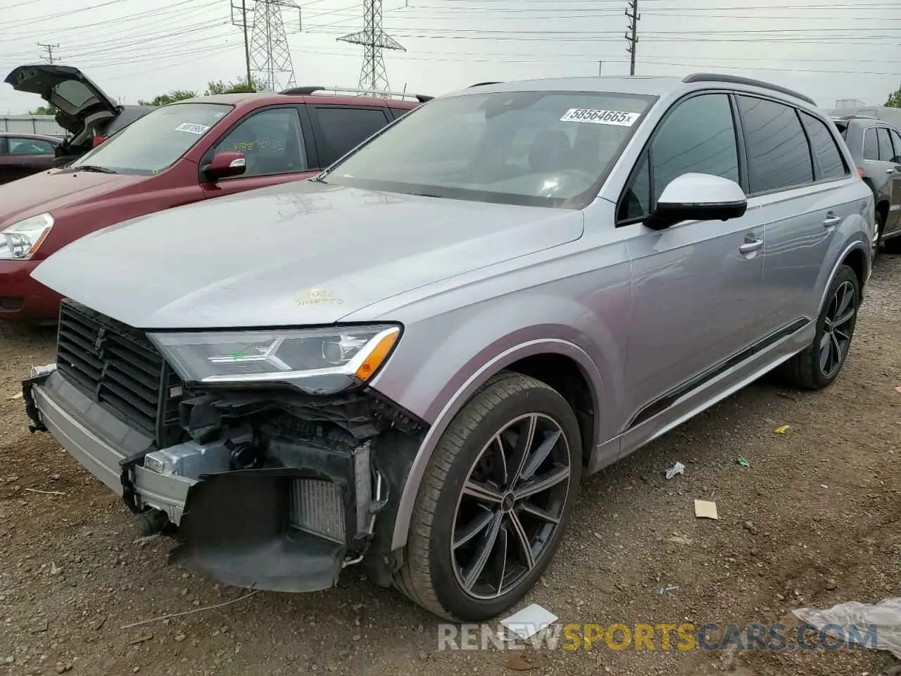 1 Photograph of a damaged car WA1LXBF71ND006313 AUDI Q7 2022