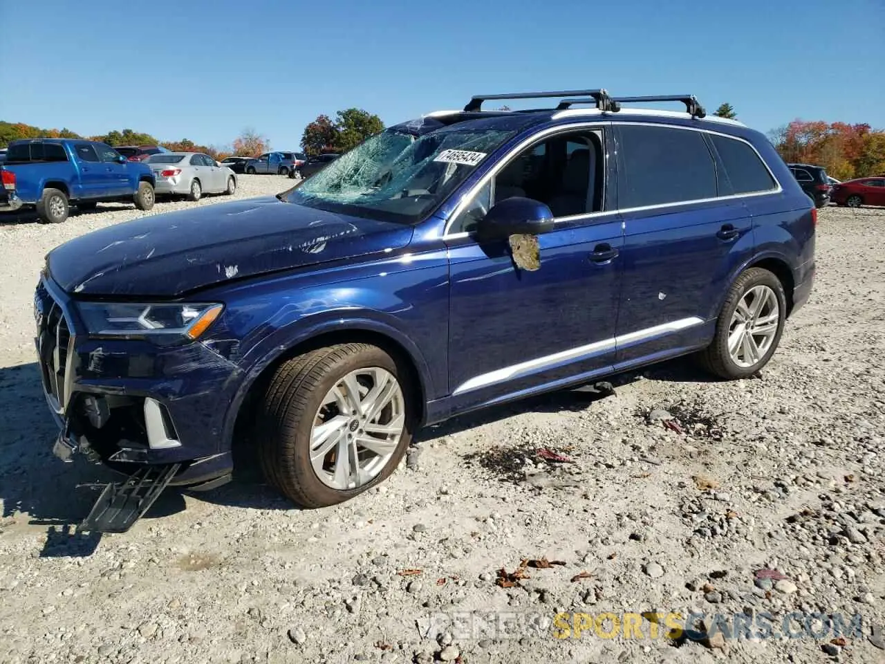 1 Photograph of a damaged car WA1LXBF76ND016075 AUDI Q7 2022