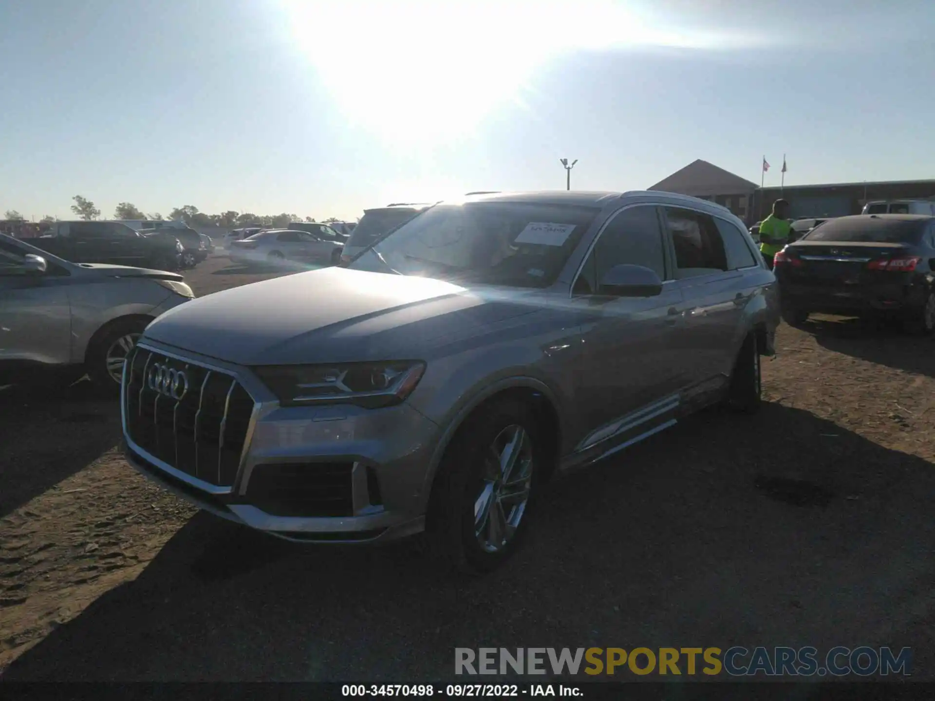 2 Photograph of a damaged car WA1LXBF77ND004386 AUDI Q7 2022